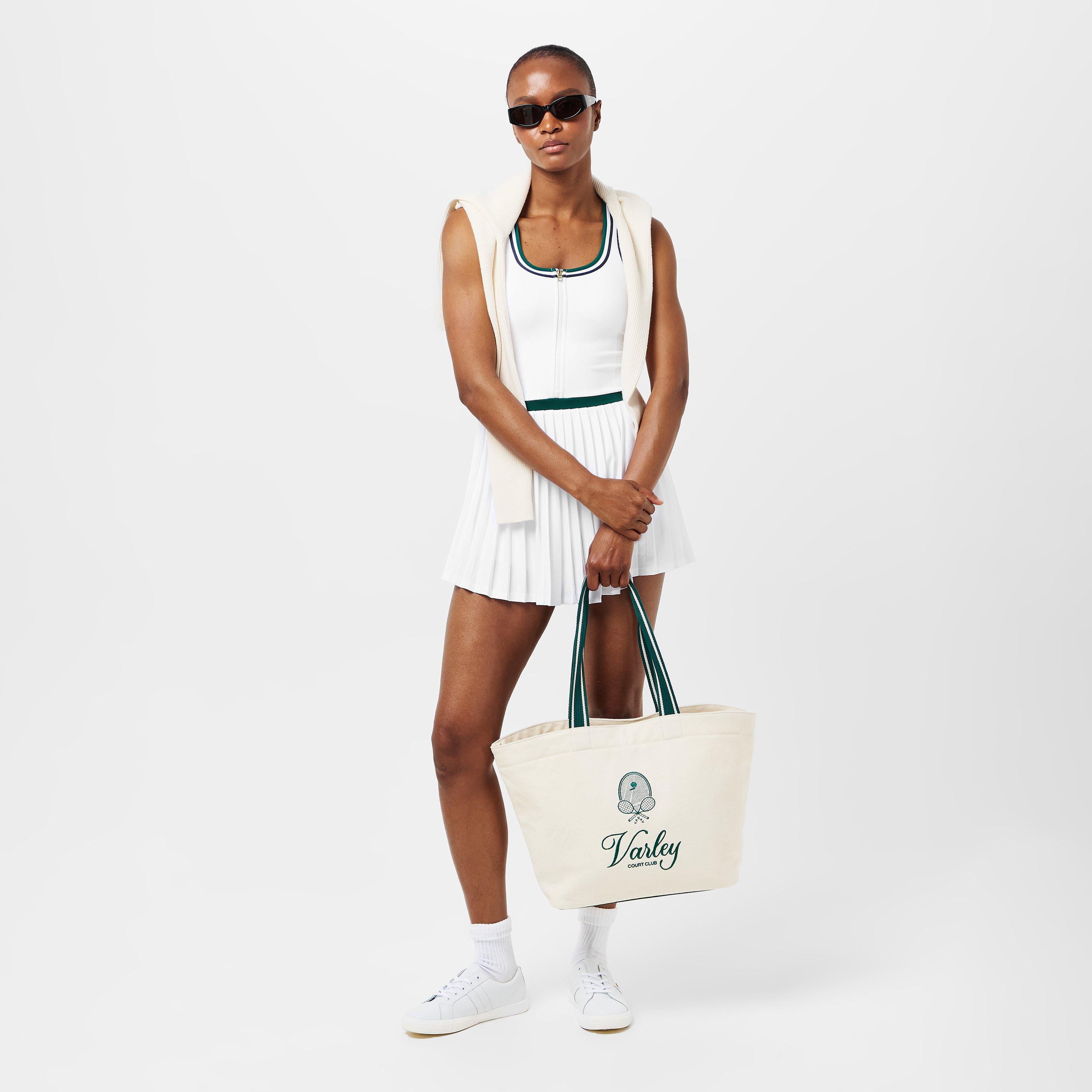 white/ forest - Varley - Women's Jane Tennis Dress - 6