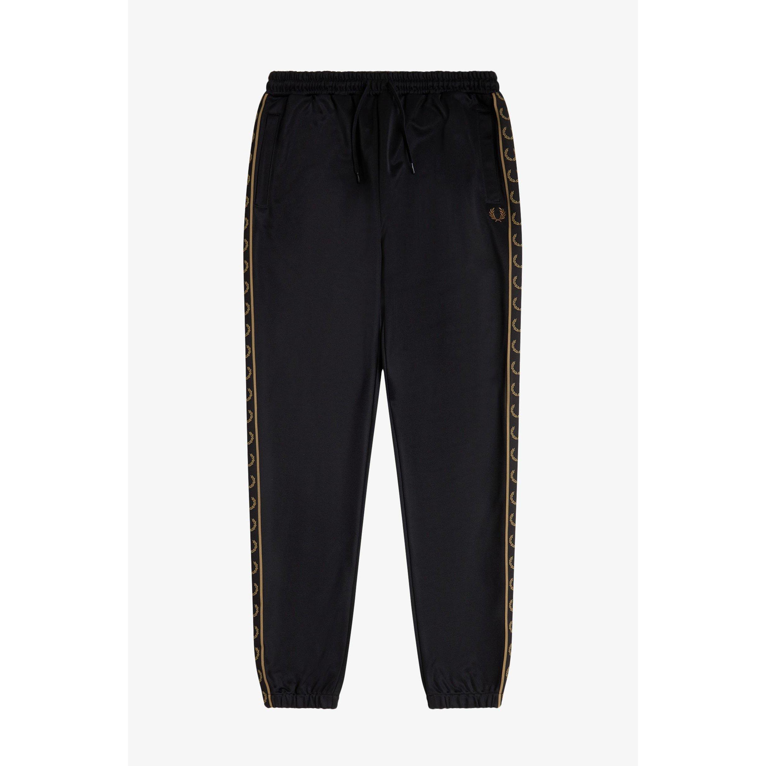Black/Shade Q27 - Fred Perry - Men's Taped Poly Tracksuits - 1