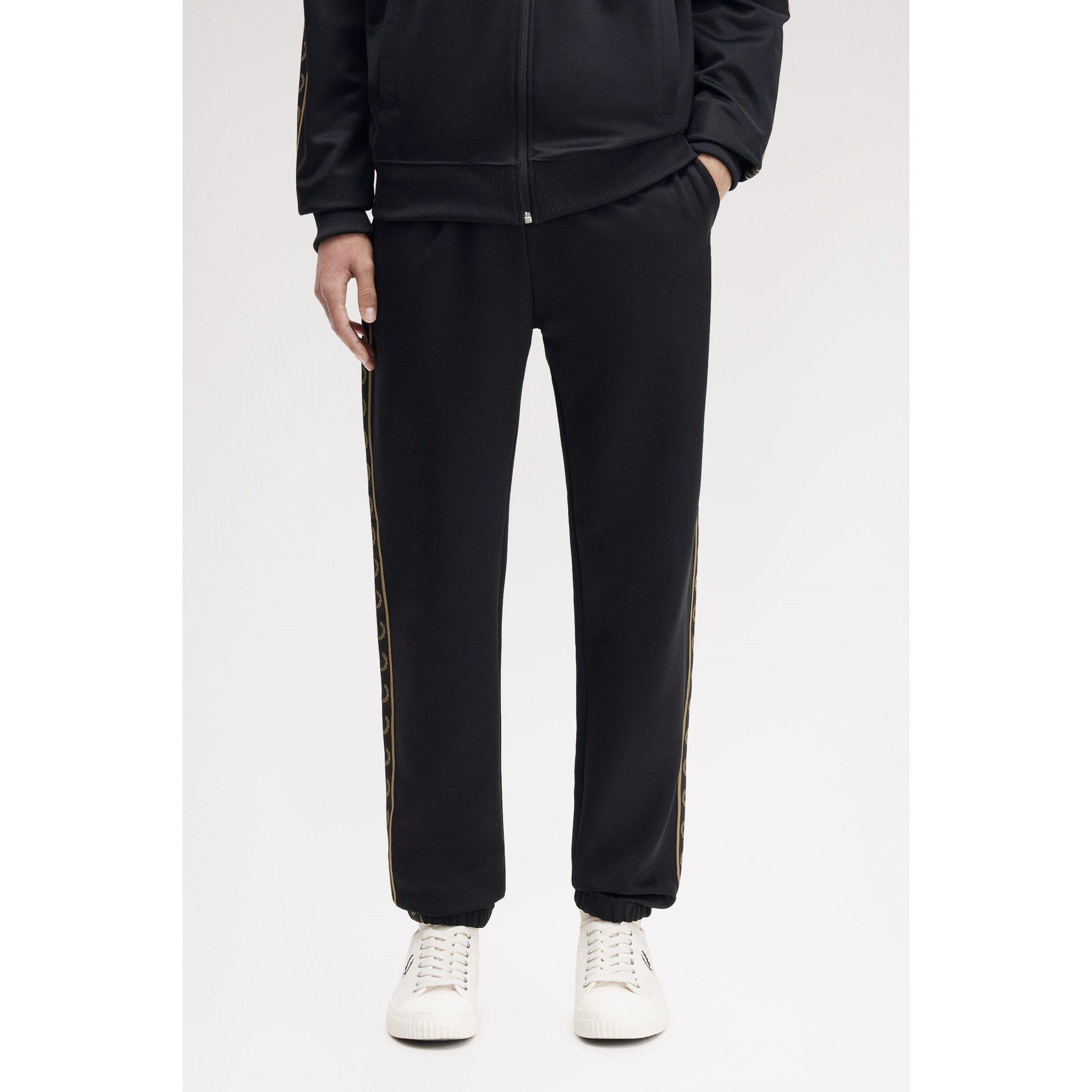 Black/Shade Q27 - Fred Perry - Men's Taped Poly Tracksuits - 3