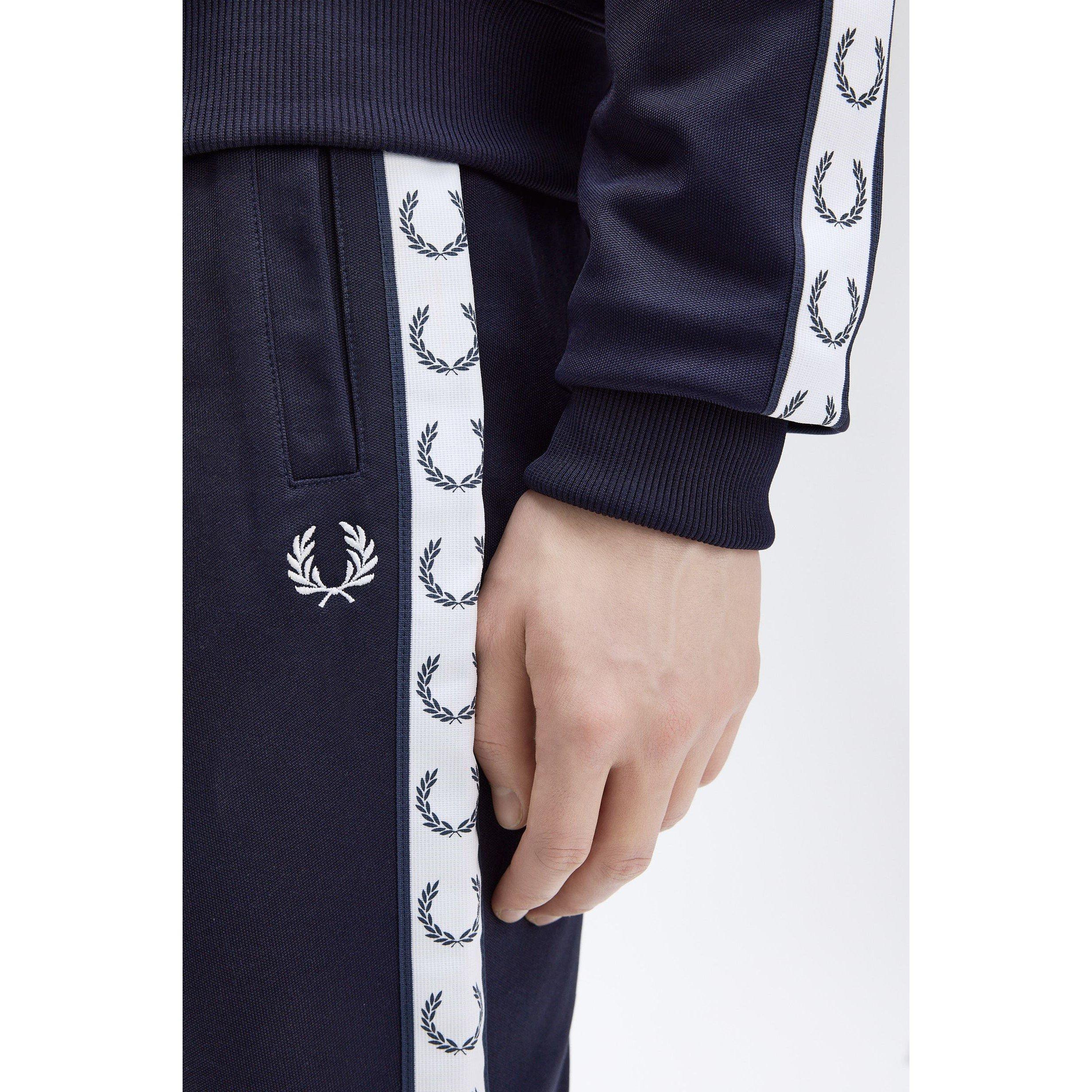 Carbon Blue 266 - Fred Perry - Men's Taped Poly Tracksuits - 2