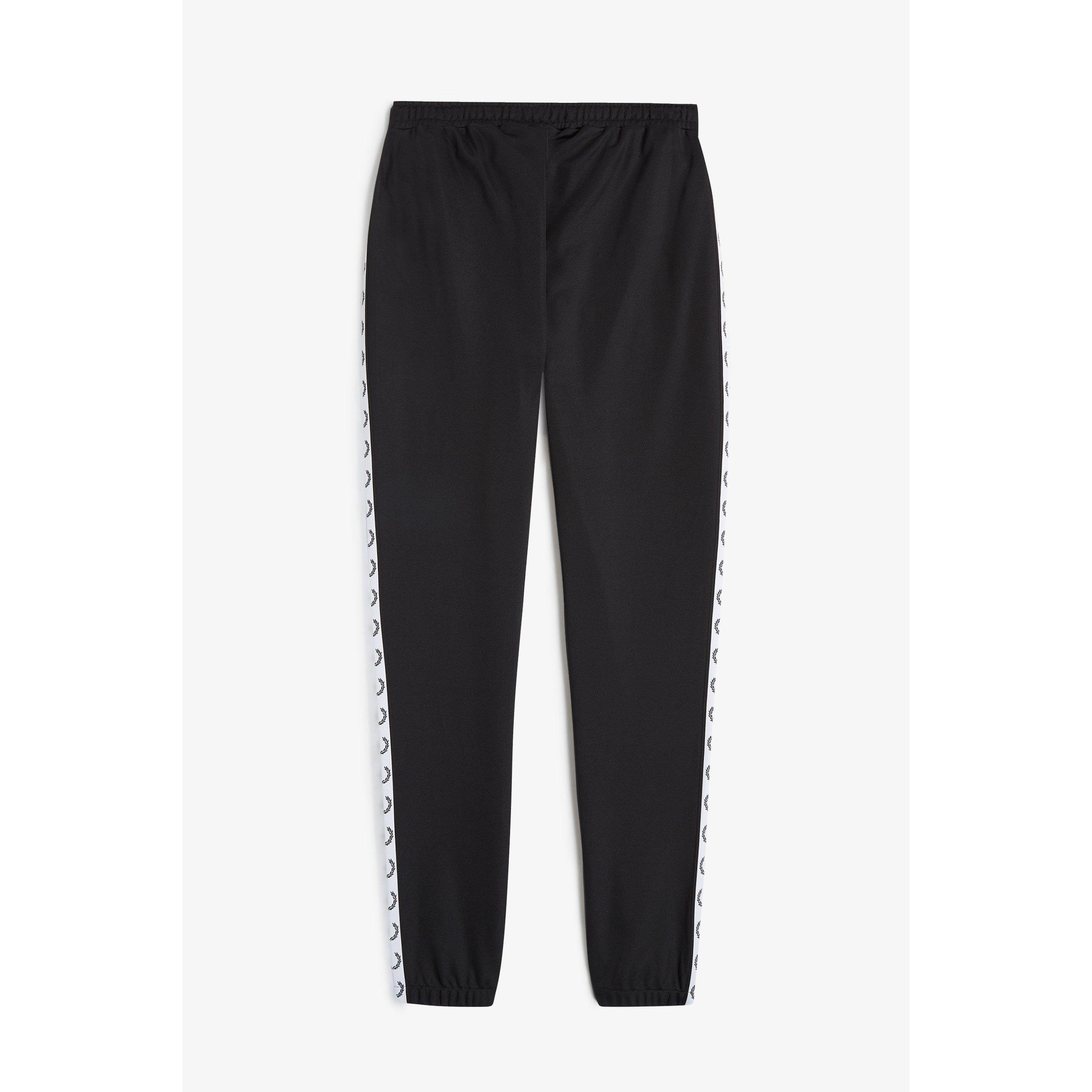 Black 102 - Fred Perry - Men's Taped Poly Tracksuits - 2