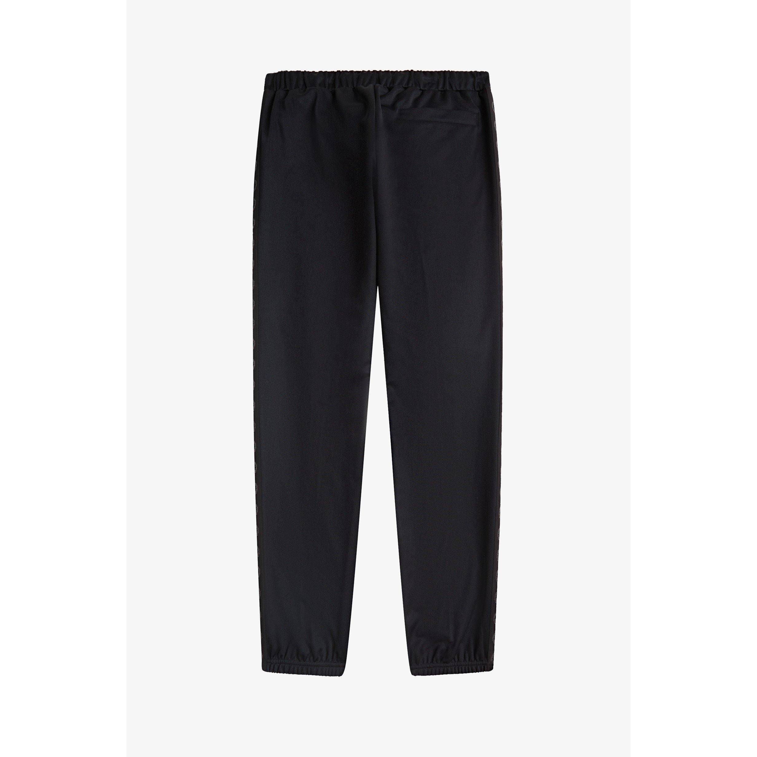 Black 102 - Fred Perry - Men's Taped Poly Tracksuits - 2