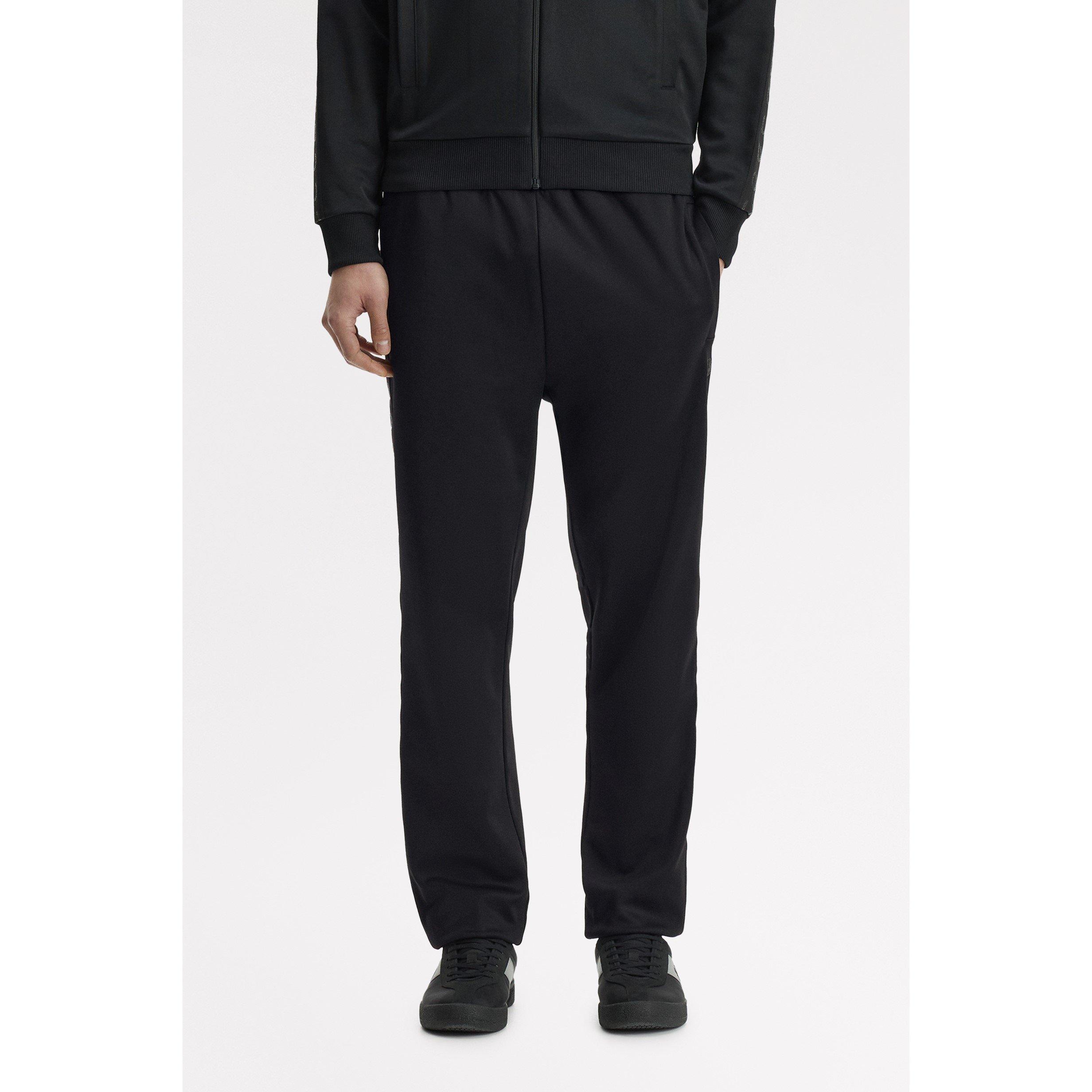 Black 102 - Fred Perry - Men's Taped Poly Tracksuits - 3