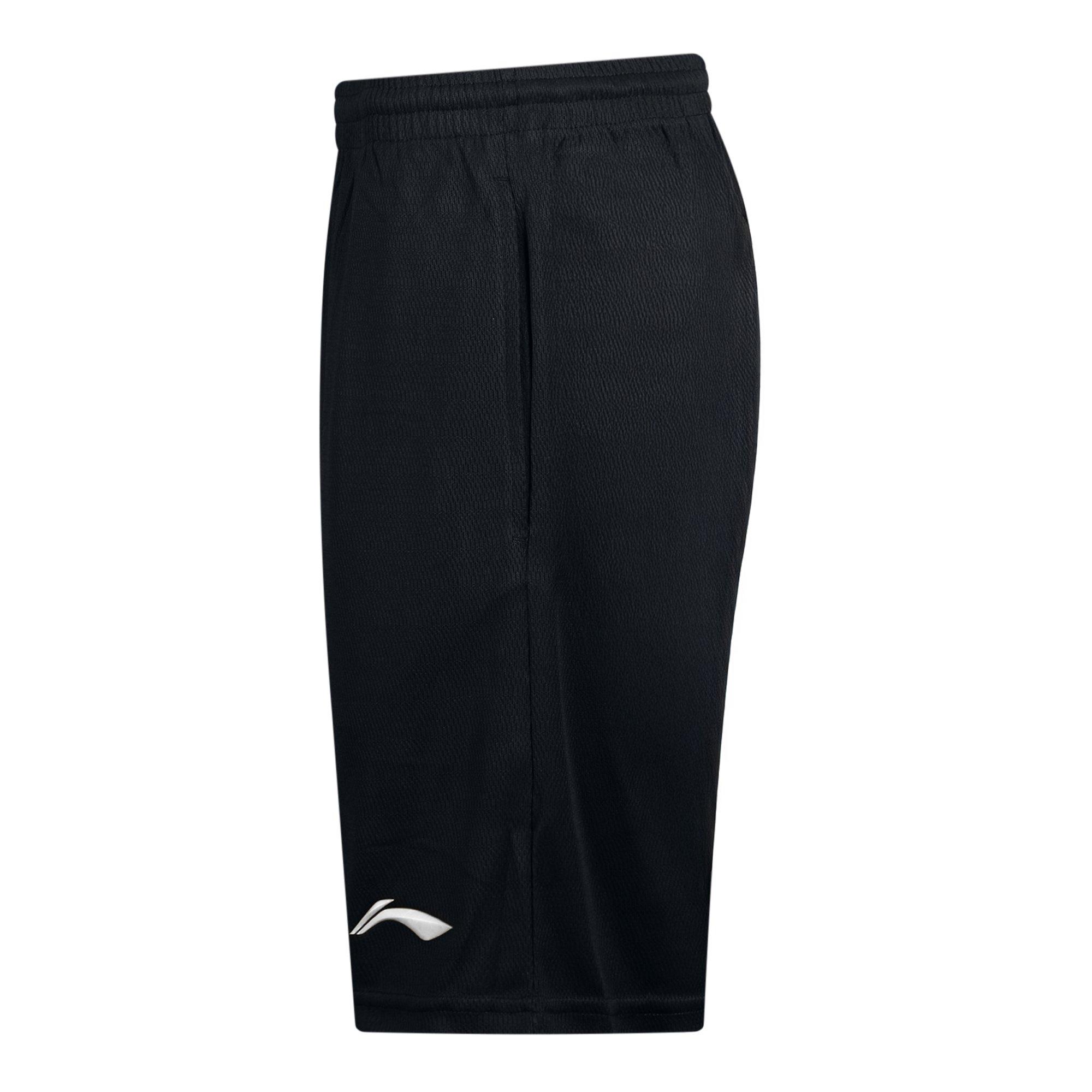 Black/White - Li Ning - Men's Performance Tennis Shorts - 3