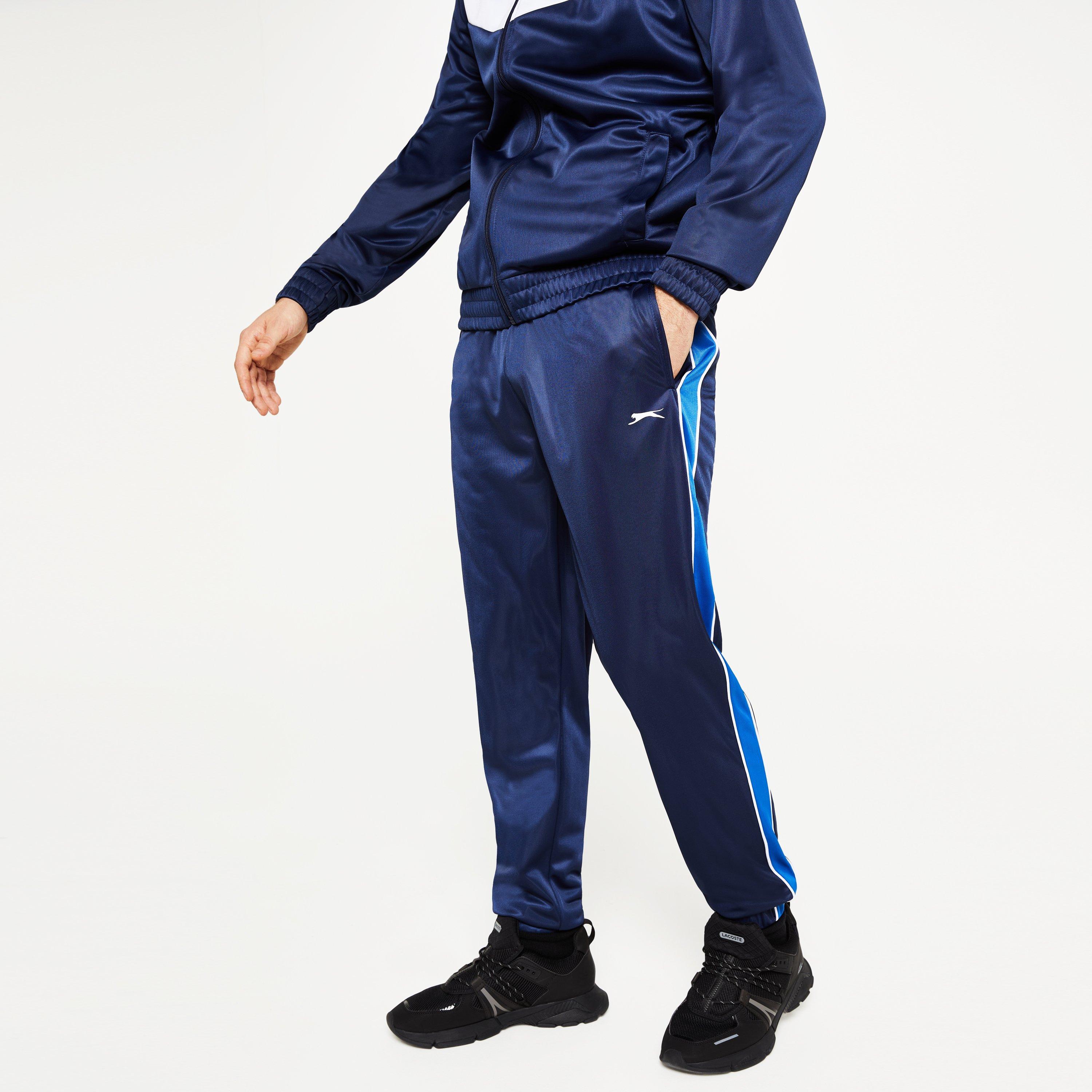 Nvy/Wht/Royal - Slazenger - Polyester Tracksuit Mens - 3