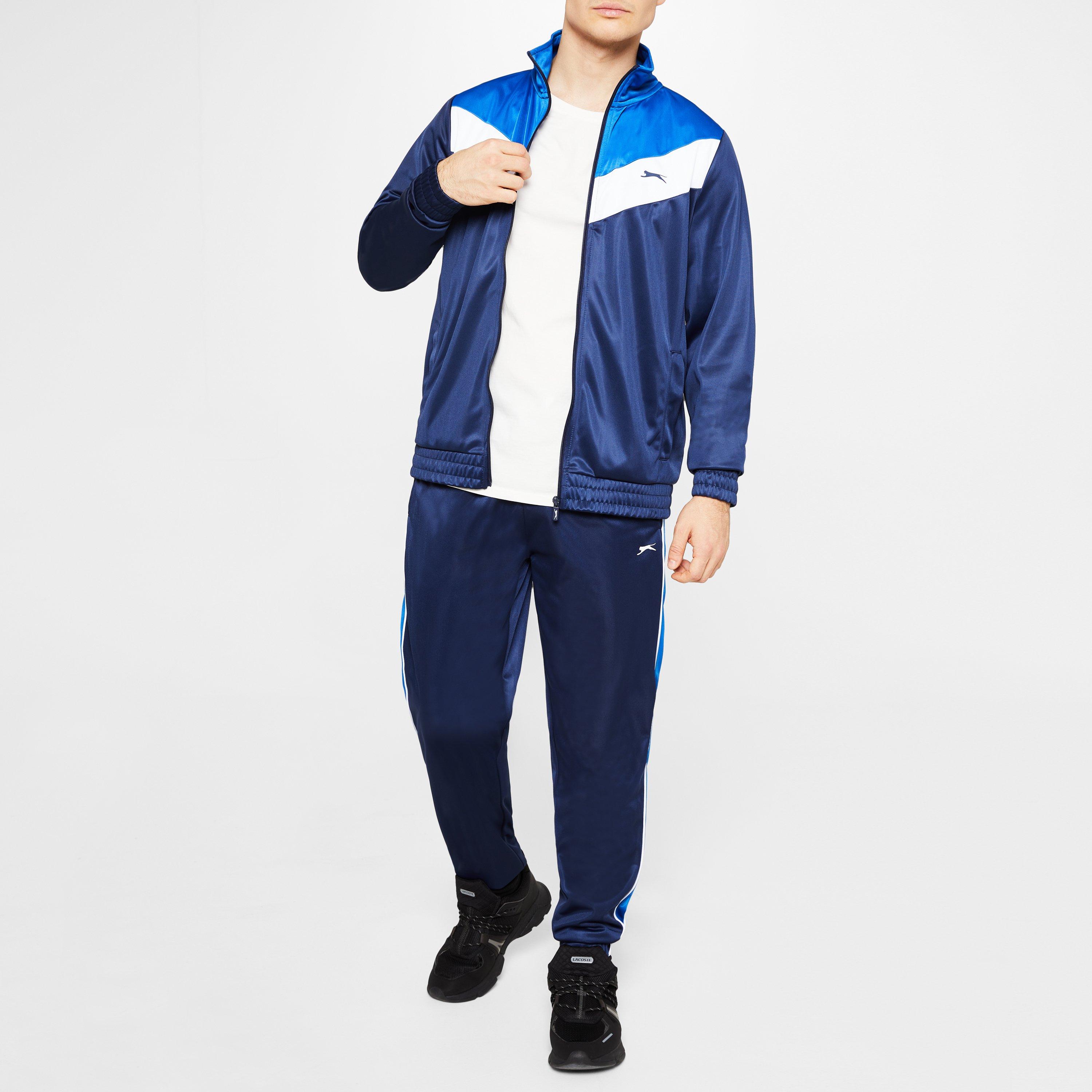 Nvy/Wht/Royal - Slazenger - Polyester Tracksuit Mens - 6