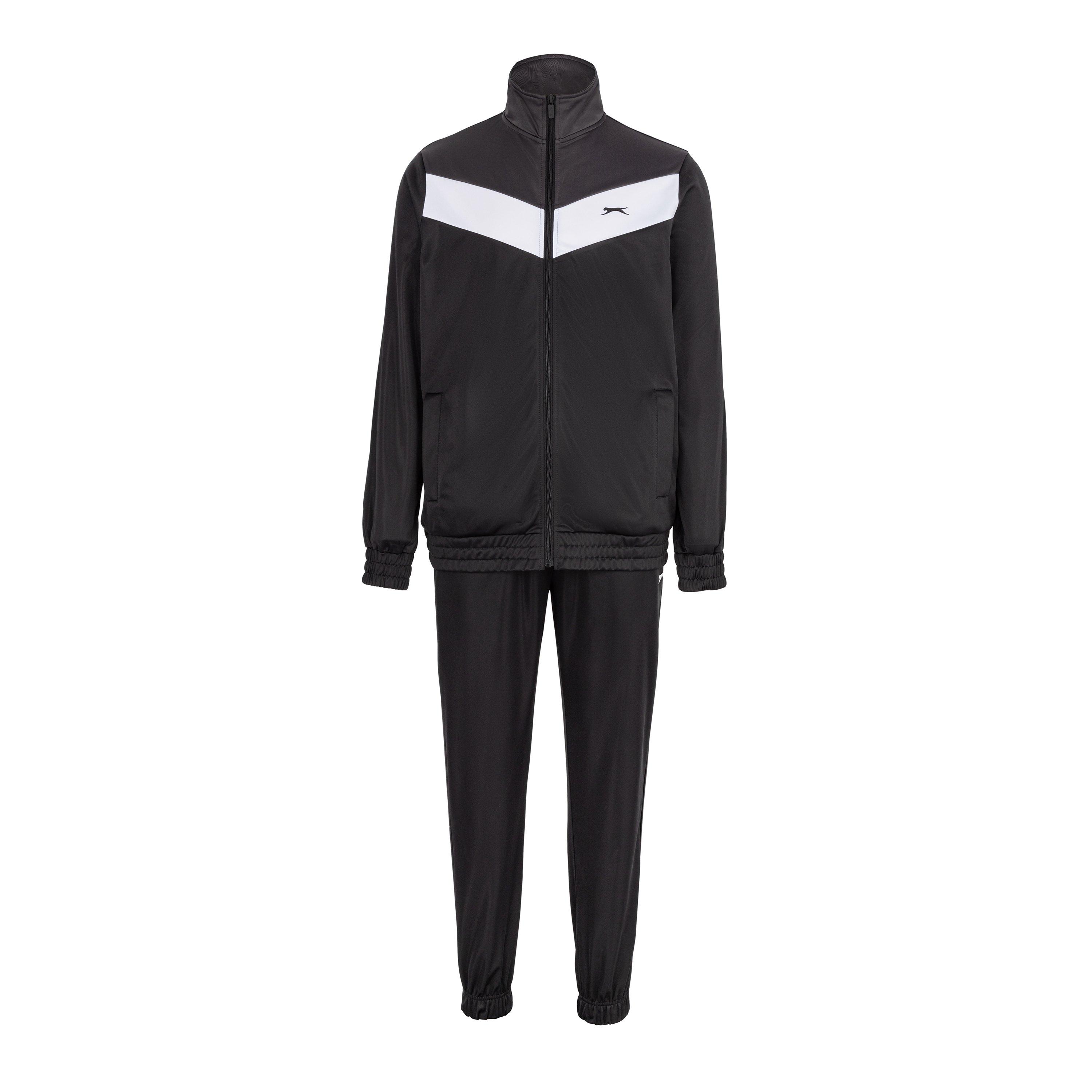 NERO/GRIGIO/BIANCO - Slazenger - Polyester Tracksuit Mens - 1