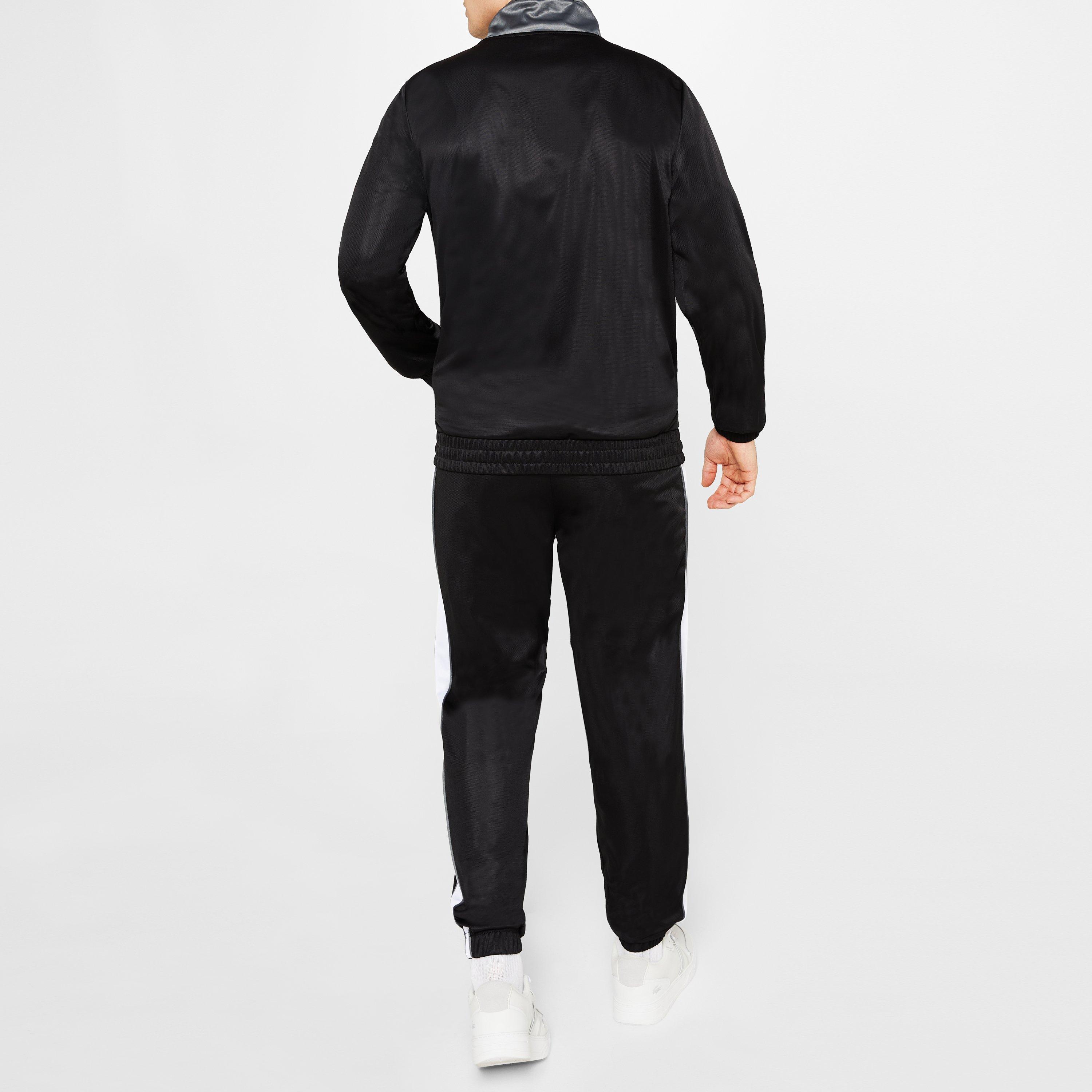 Sort/Grå/Hvid - Slazenger - Polyester Tracksuit Mens - 4
