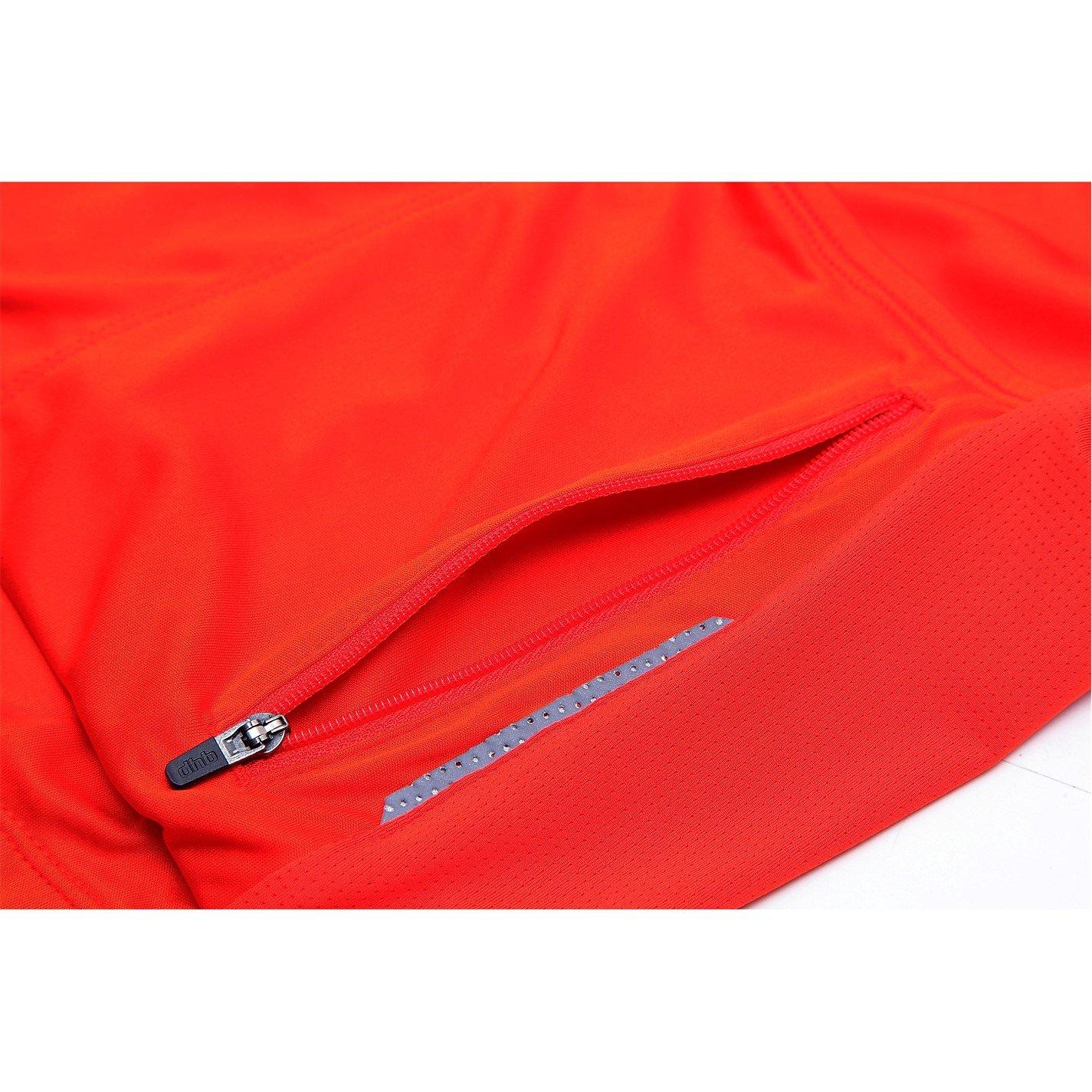 Firey Red - Dhb - Long Sleeve Jersey Mens - 6