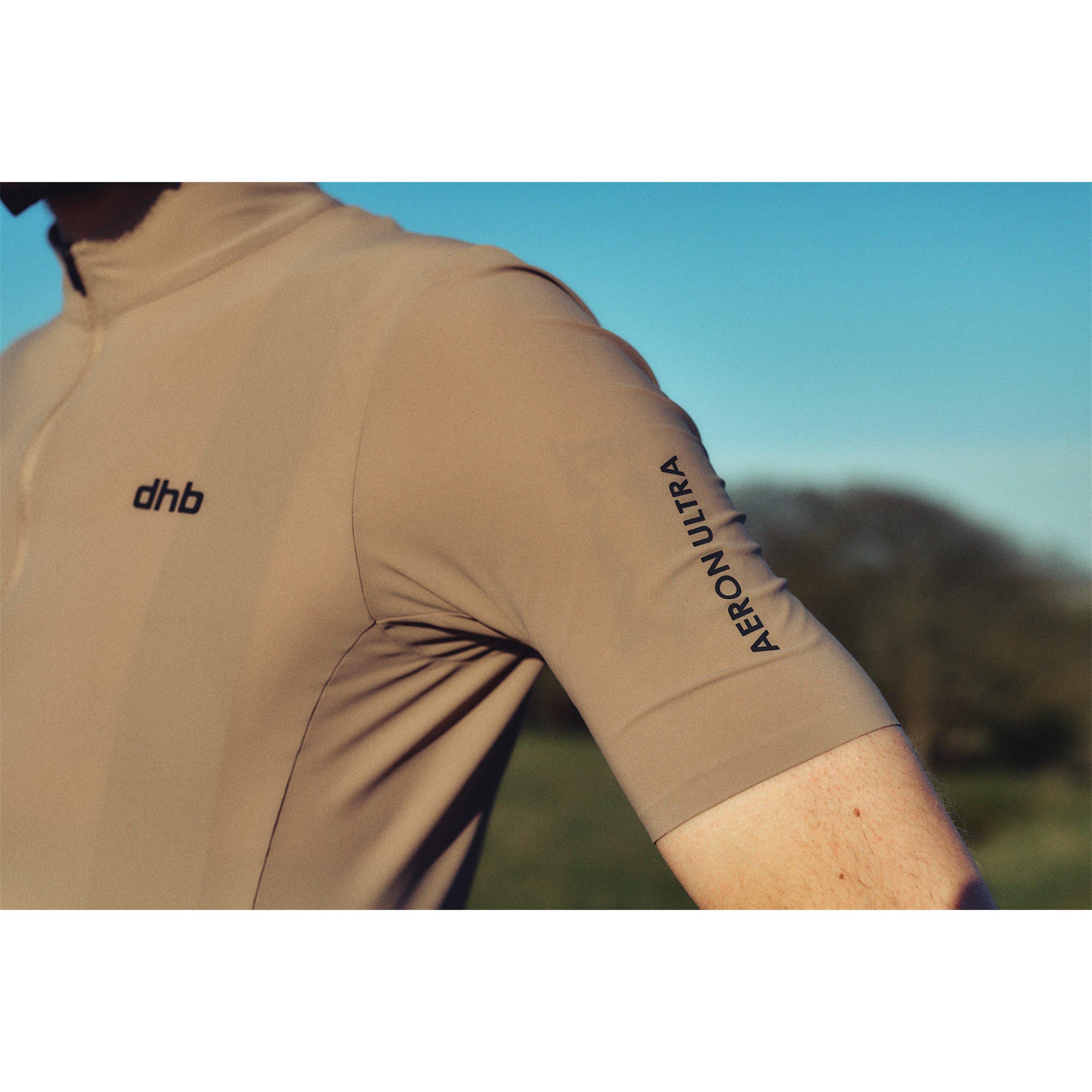 Mocha Mousse - Dhb - Aeron Ultra Mens Short Sleeve Jersey - 9