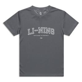 Li Ning Graphic Round Neck T-Shirt Juniors