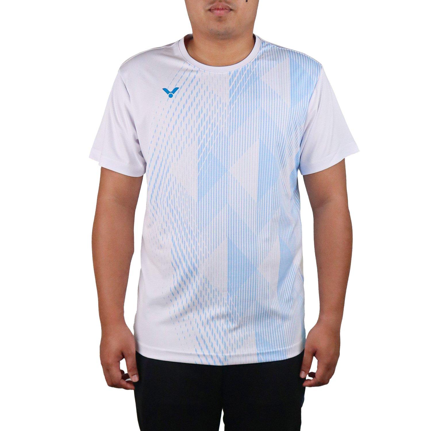 White - Victor - Men's Short Sleeve Performance T-Shirt - 1
