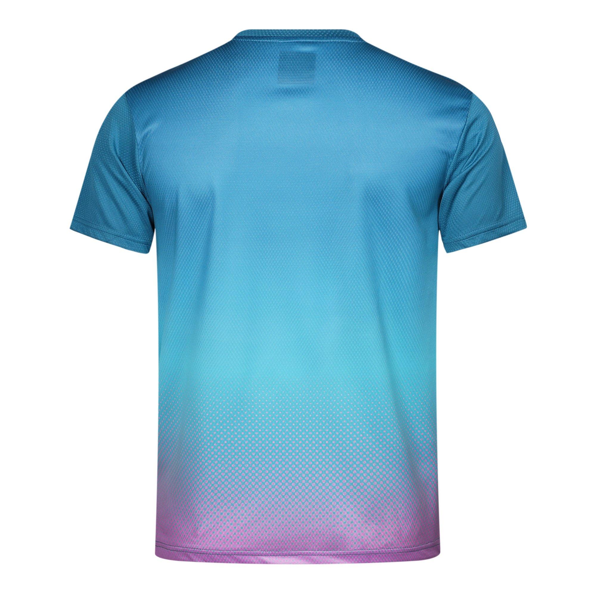 Saxony Blue - Yonex - Men's Essentia Short Sleeve Performance T-Shirt - 2