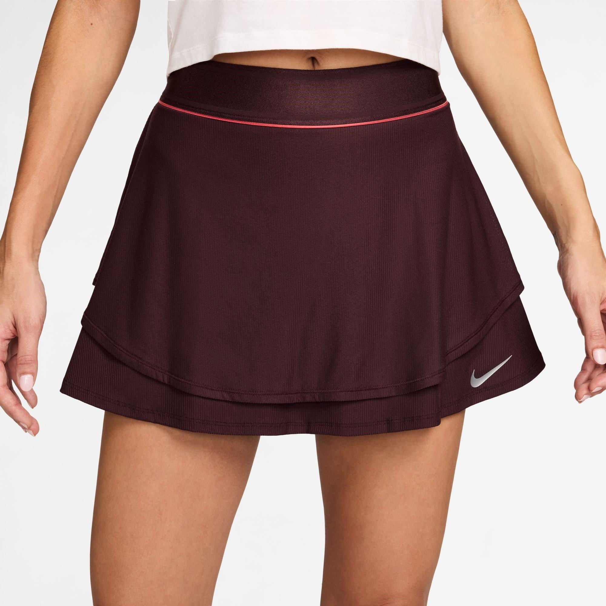 Nike Women's New York Grand Slam Skirt - Burgundy - 10 (S)