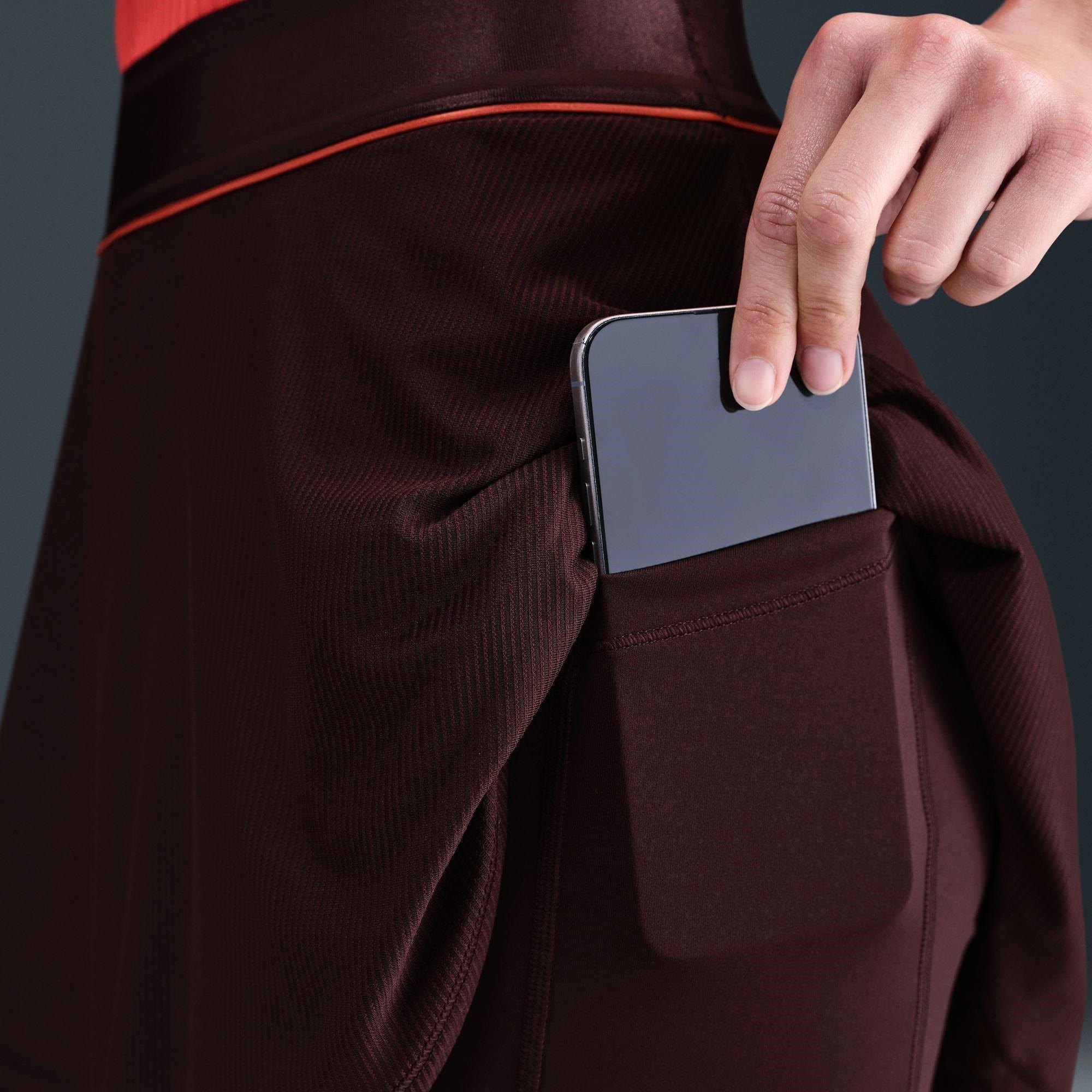 Burgundy - Nike - New York Grand Slam Skirt Womens - 11