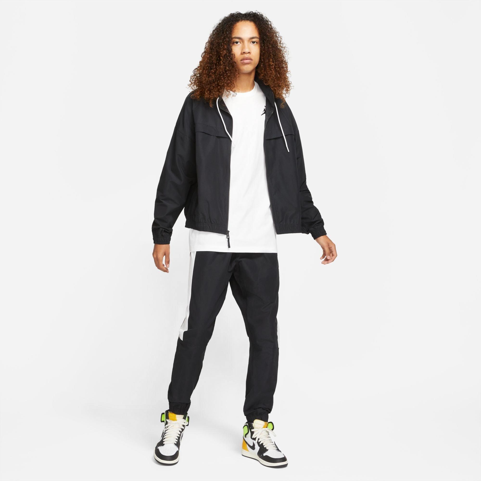 Bijelo/Crno - Air Jordan - Air Jumpman Men's Short-Sleeve Crew T Shirt - 4