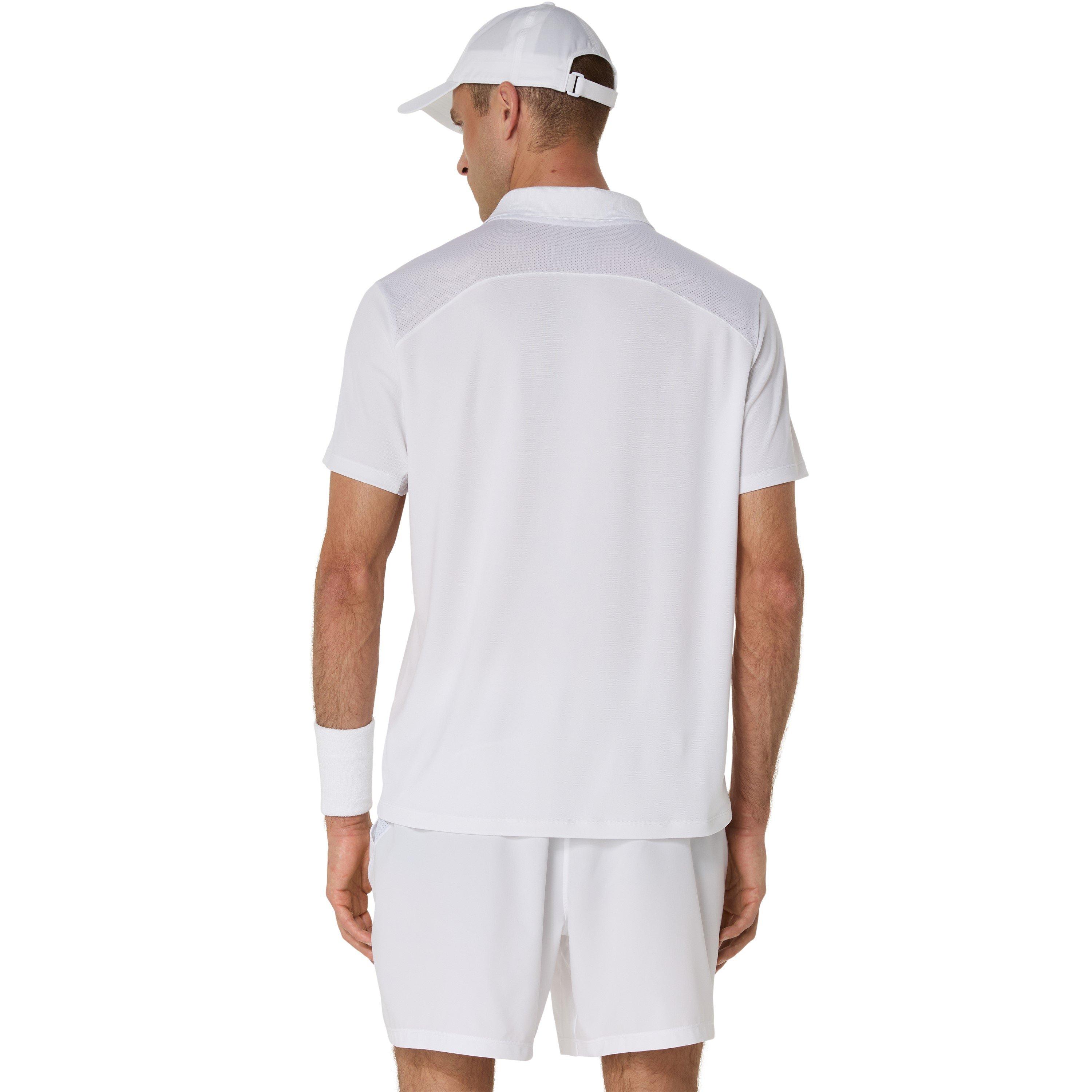Brilliant White - Asics - Court Mens Performance Polo Shirt - 2