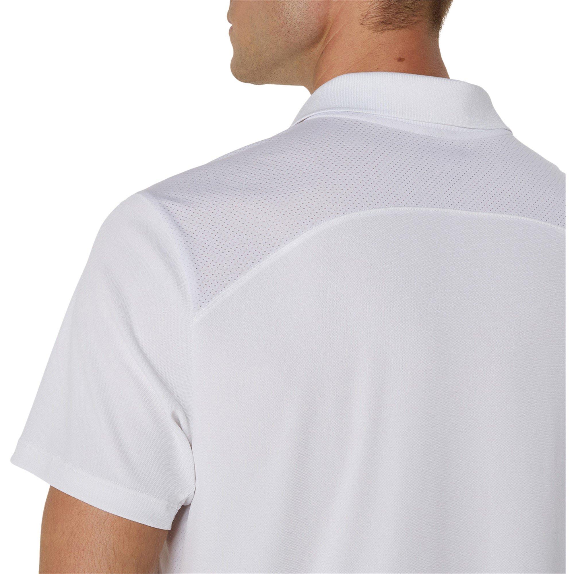 Brilliant White - Asics - Court Mens Performance Polo Shirt - 5