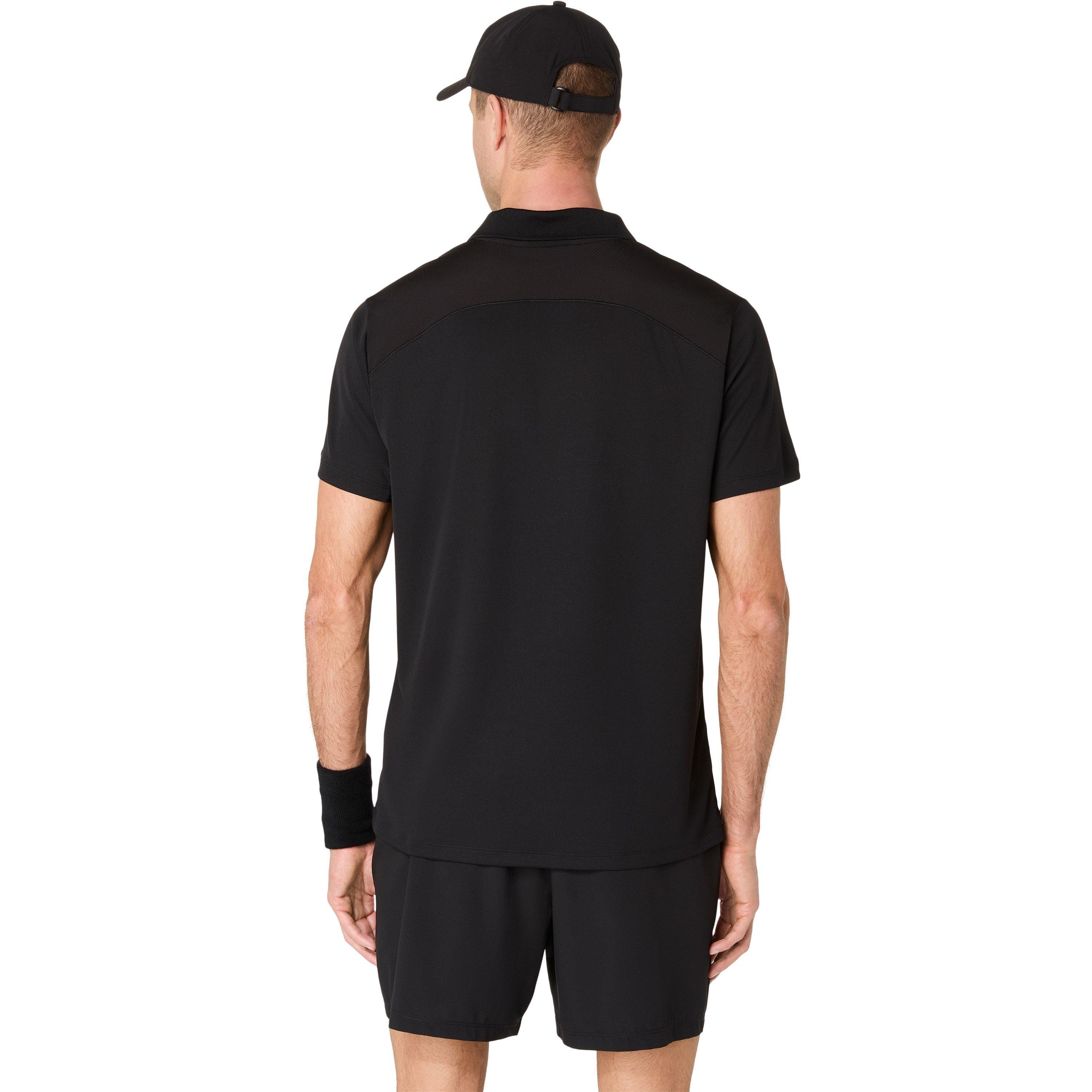 Perf Black - Asics - ASICS Court Mens Performance Polo Shirt - 2