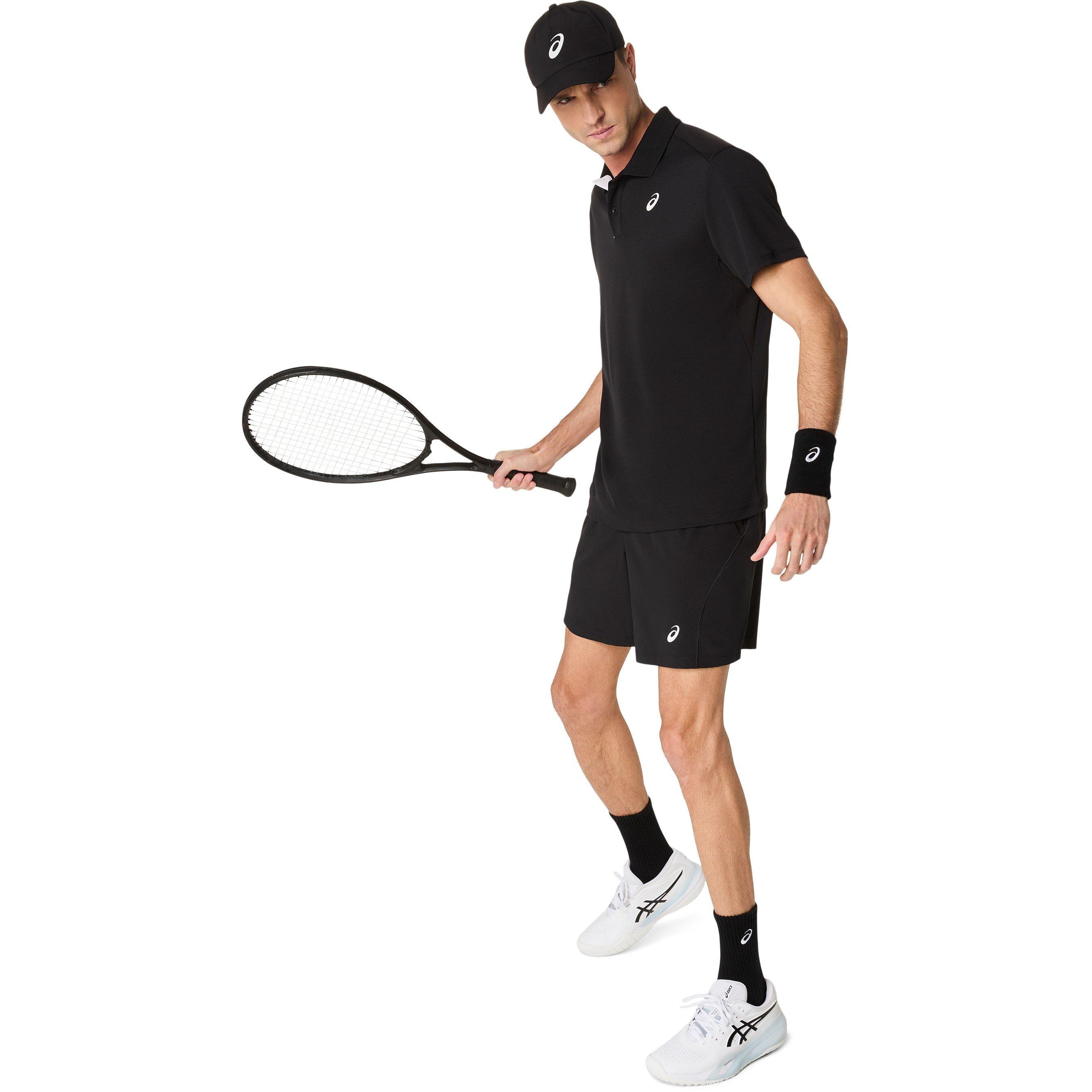 Perf Black - Asics - ASICS Court Mens Performance Polo Shirt - 4