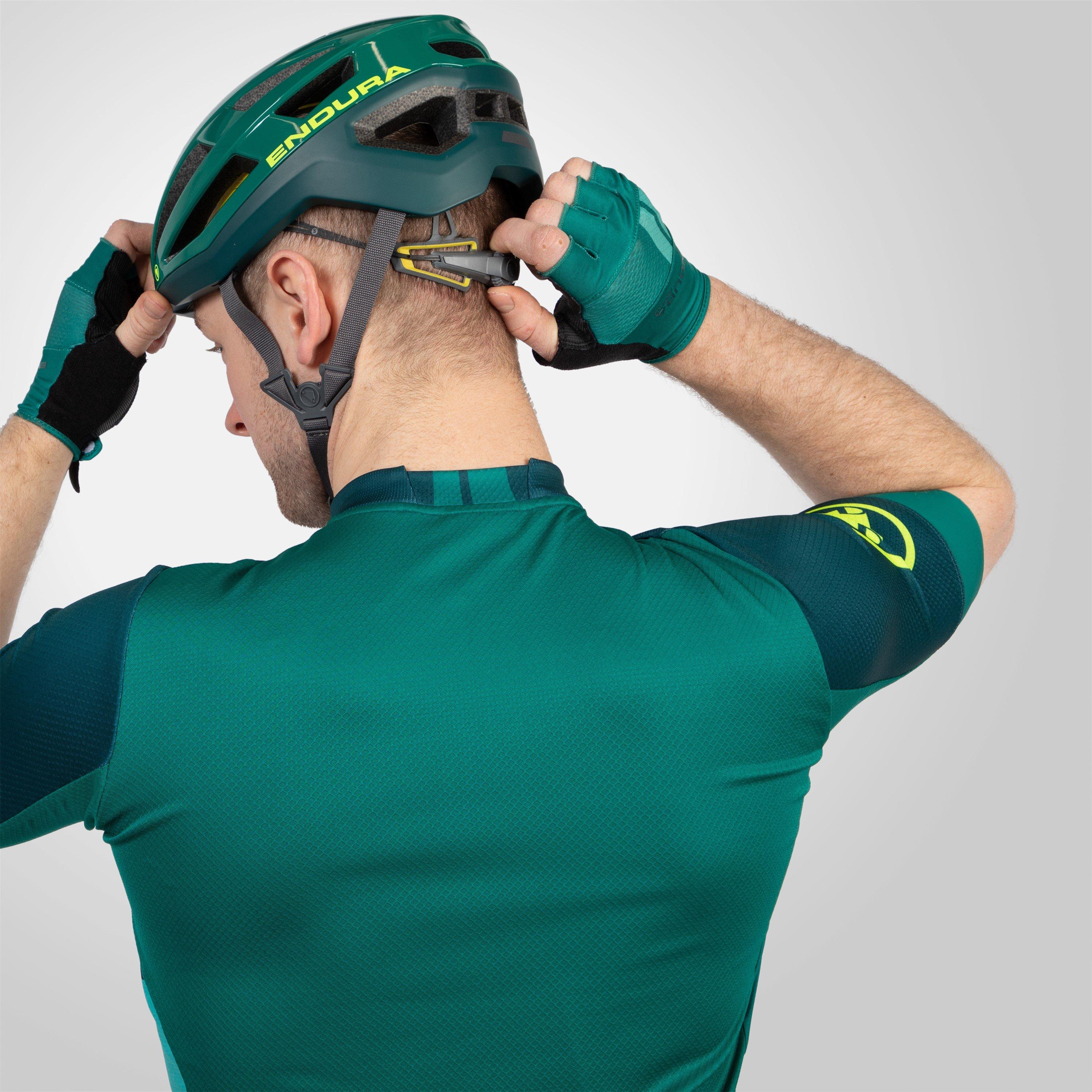 Emerald Green - Endura - FS260 Print Short Sleeve Jersey Mens - 9