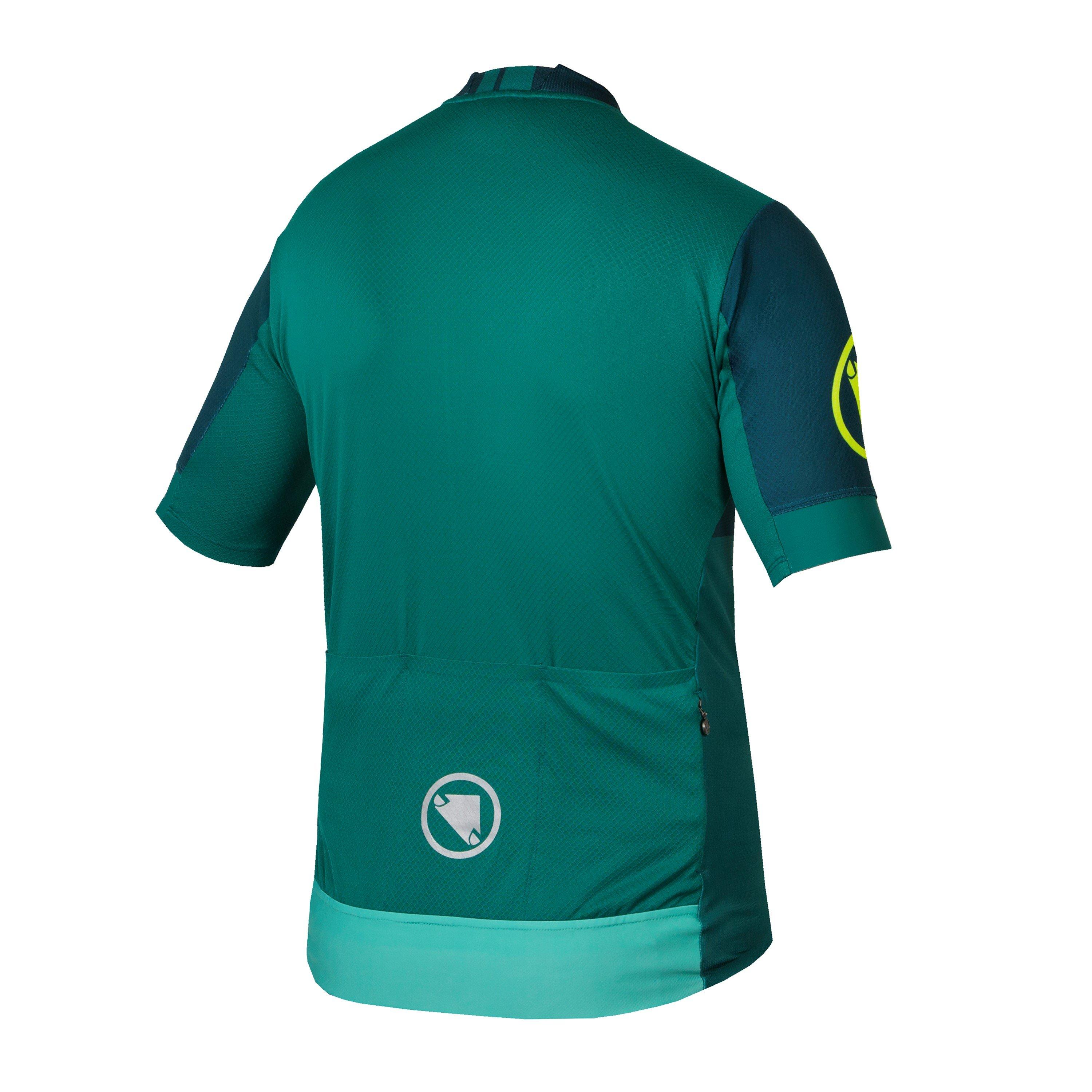 Emerald Green - Endura - FS260 Print Short Sleeve Jersey Mens - 5