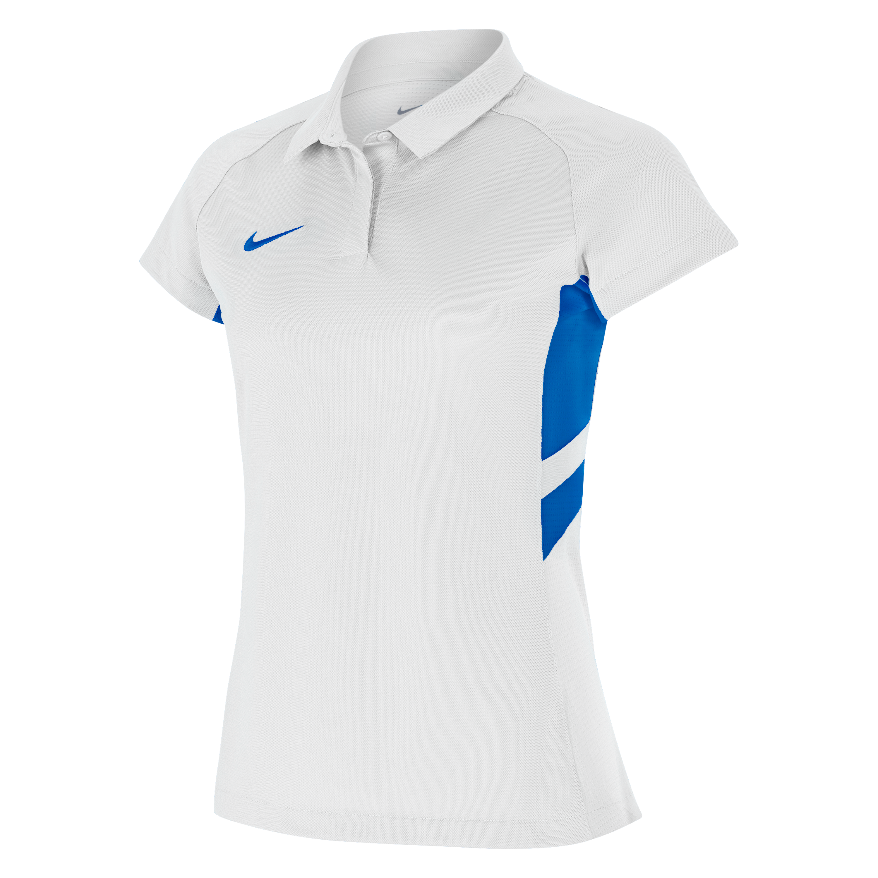 Wit/Koningsblauw - Nike - Women's Hockey Polo Shirt - 2