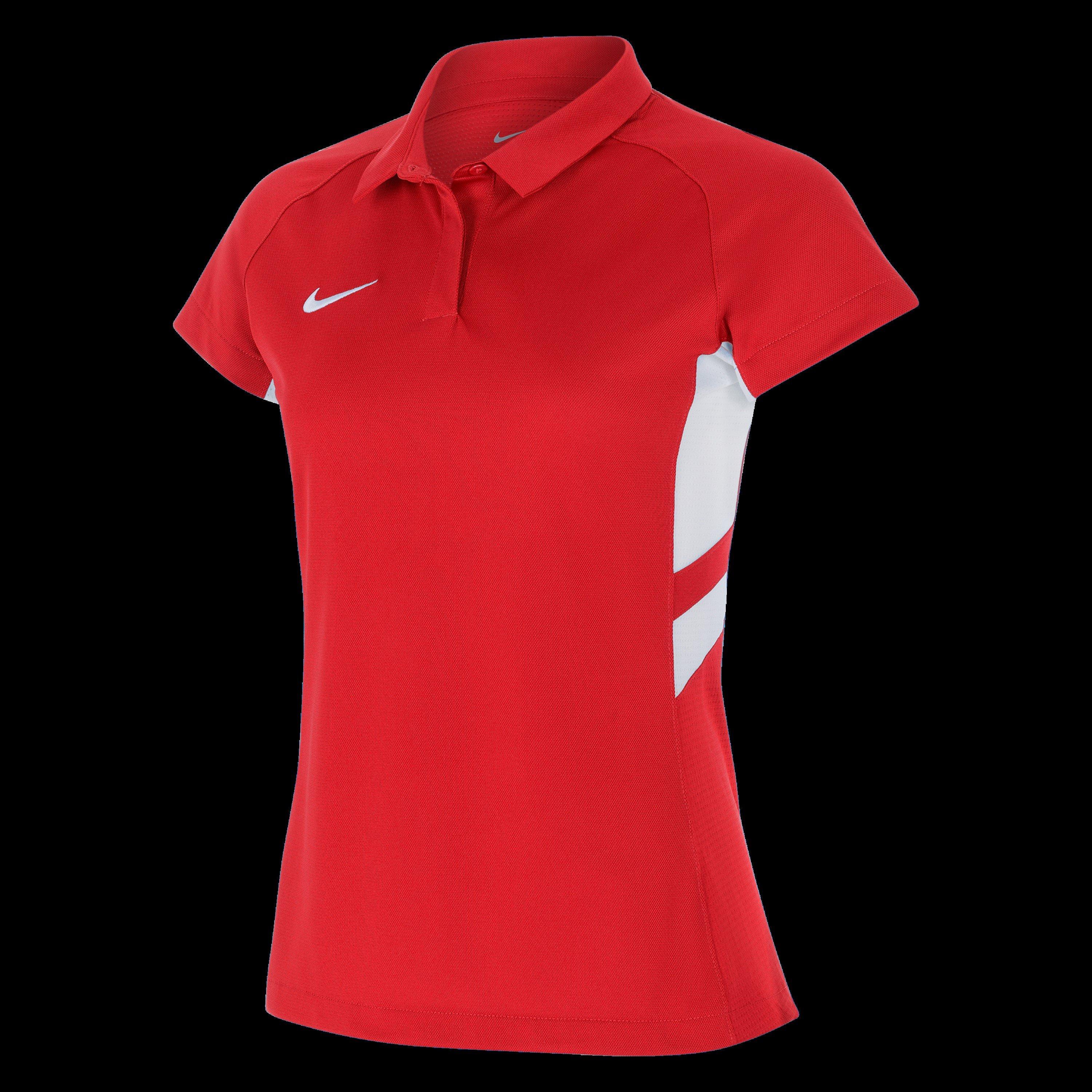 Nike Women's Hockey Polo Shirt - Univrsty Red/Wh - 10 (S)