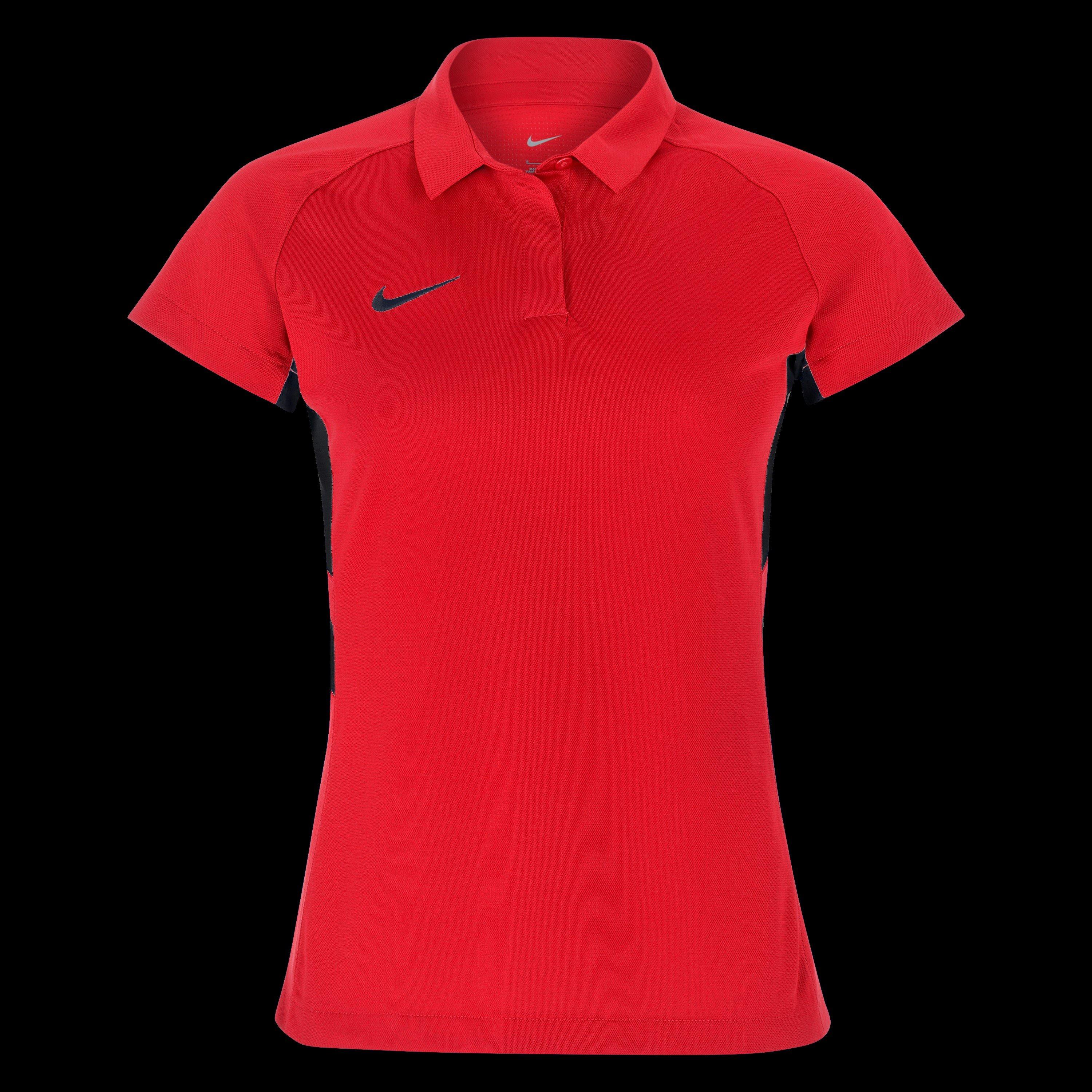 Nike Women's Hockey Polo Shirt - Uni Red/Black - 12 (M)