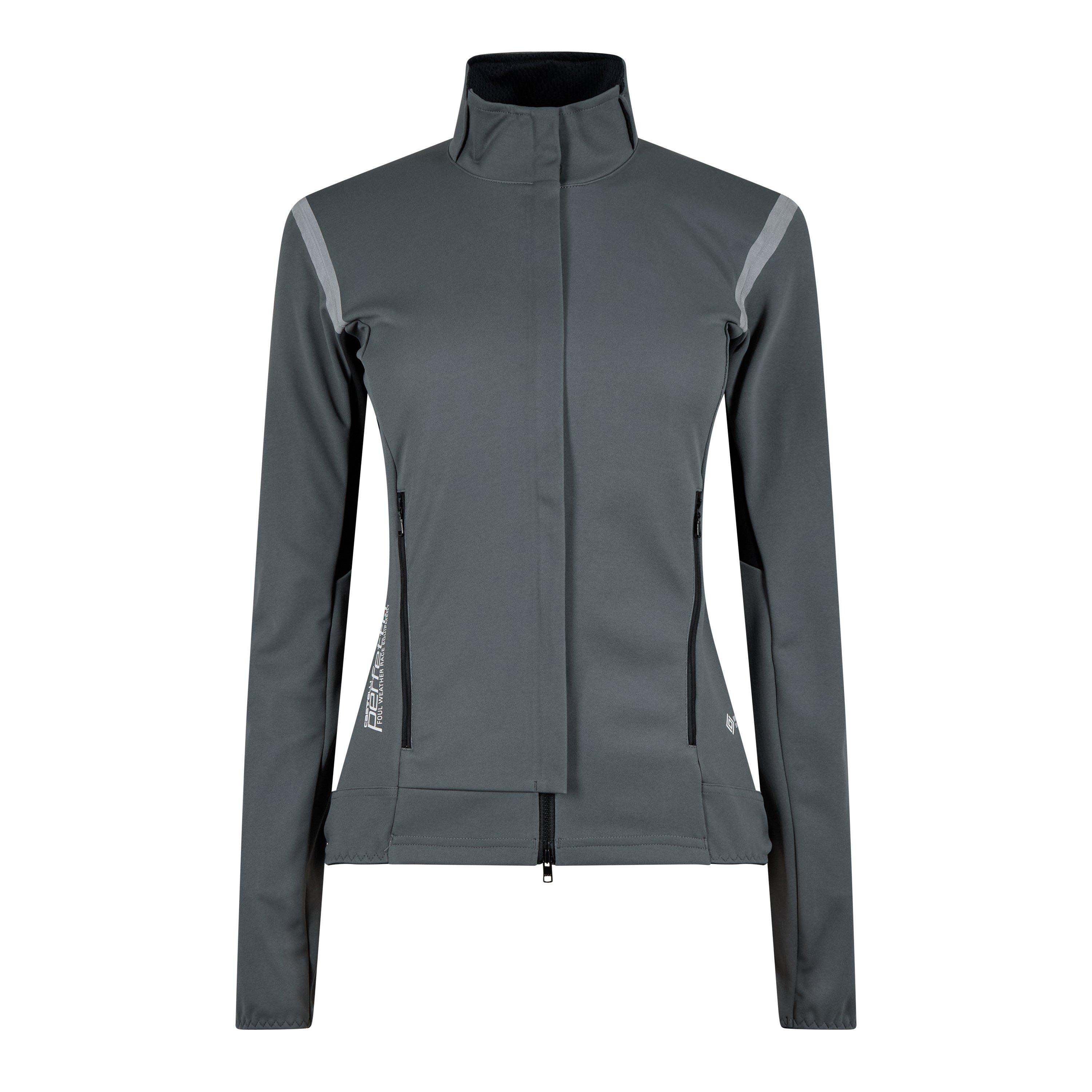 Grey - Castelli - Women's Perfetto Water-Resistant Windproof Performance Cycling Jacket - 1