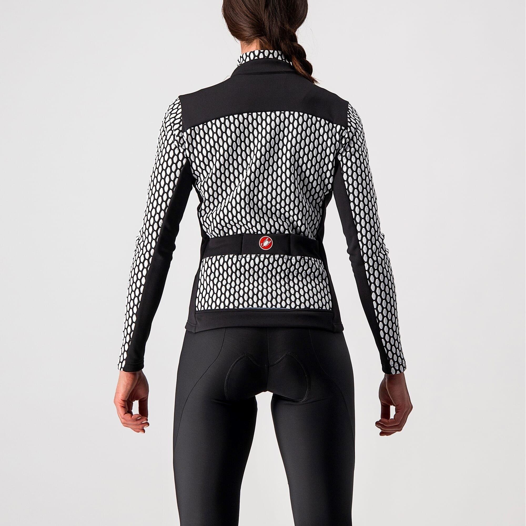 Schwarz / Weiß - Castelli - SFIDA Long-Sleeve Cycling Jersey - 3