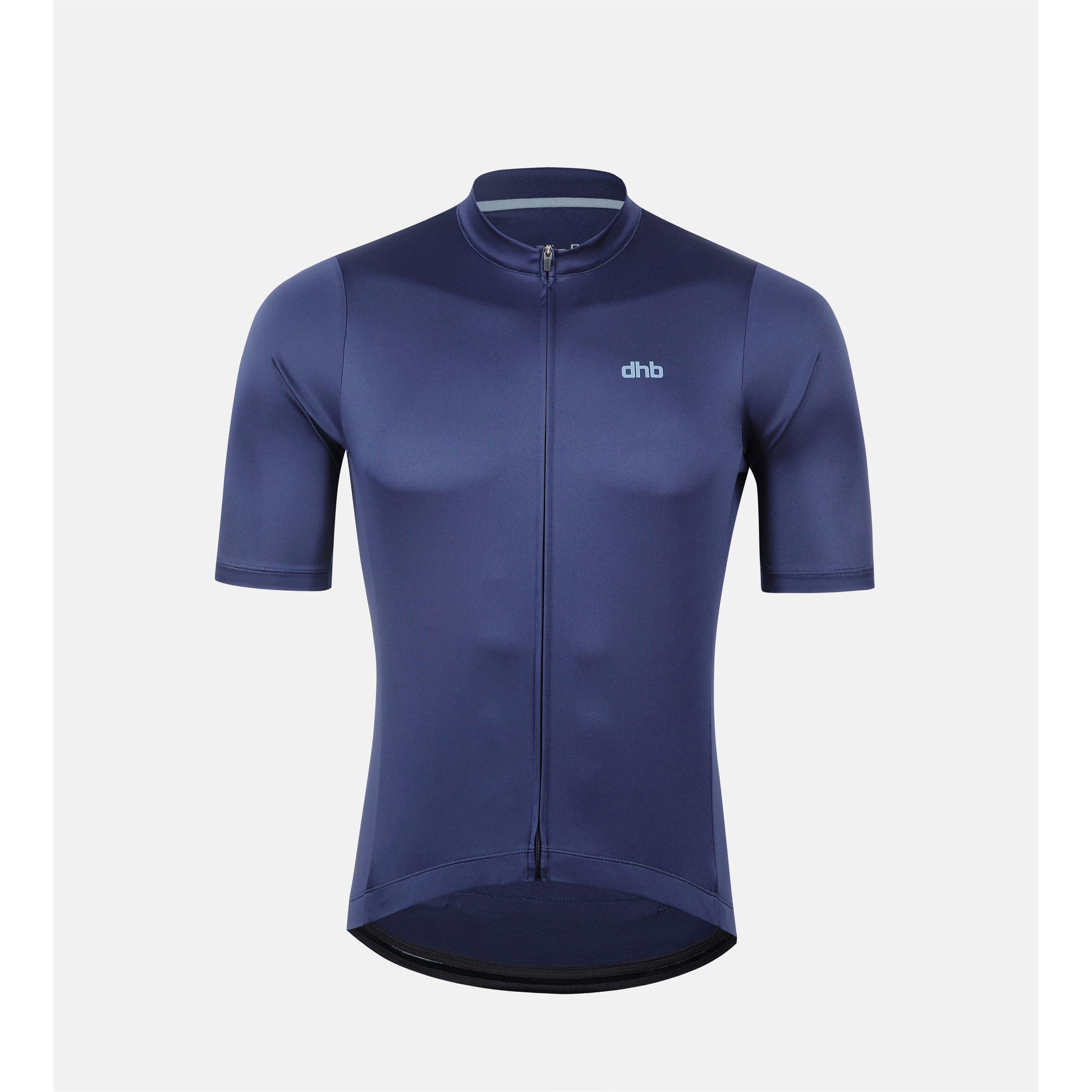 Dhb Men's Blok Short Sleeve Jersey - Navy - Large