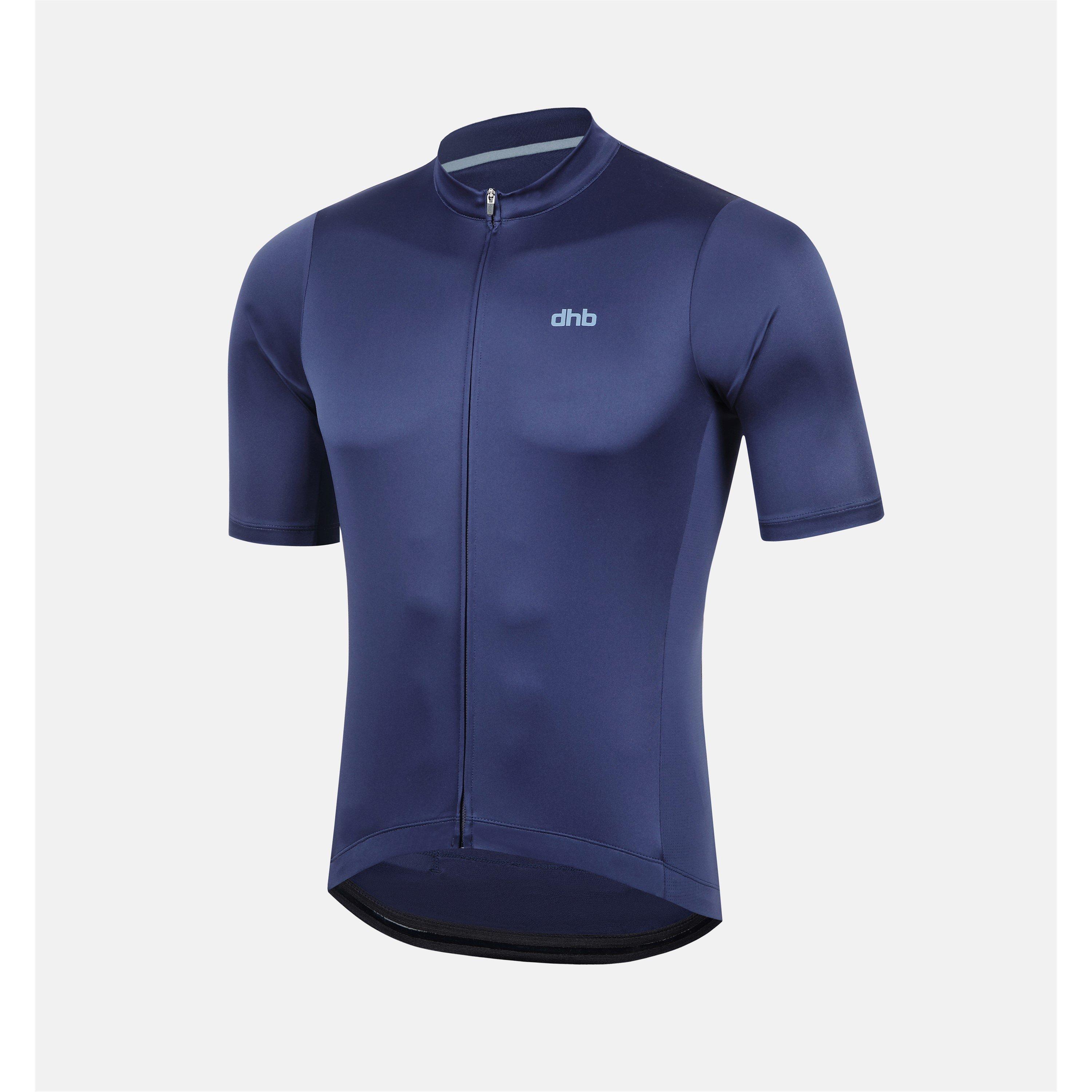 Azul Marinho - Dhb - Blok Short Sleeve Jersey Mens - 2