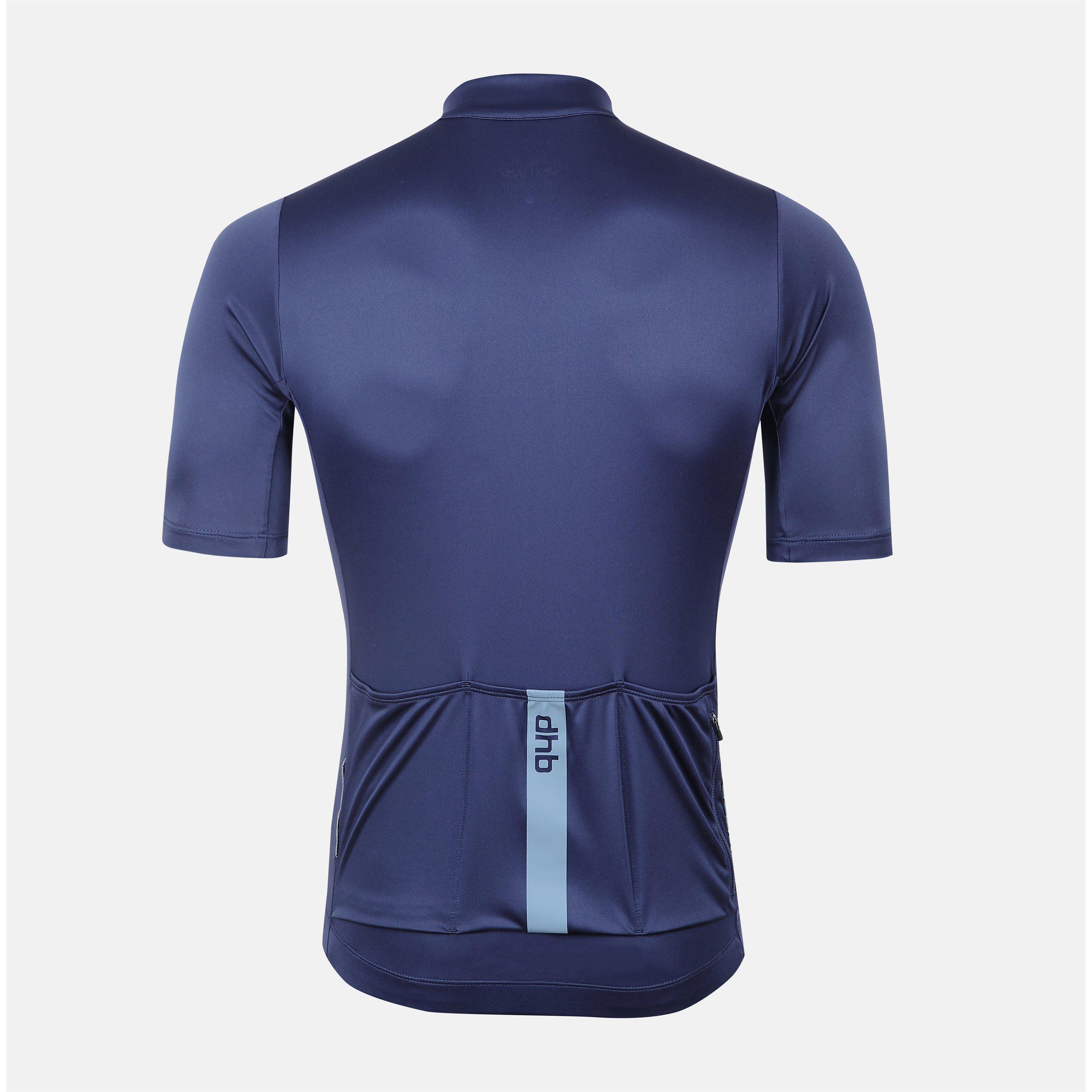 Azul Marinho - Dhb - Blok Short Sleeve Jersey Mens - 3