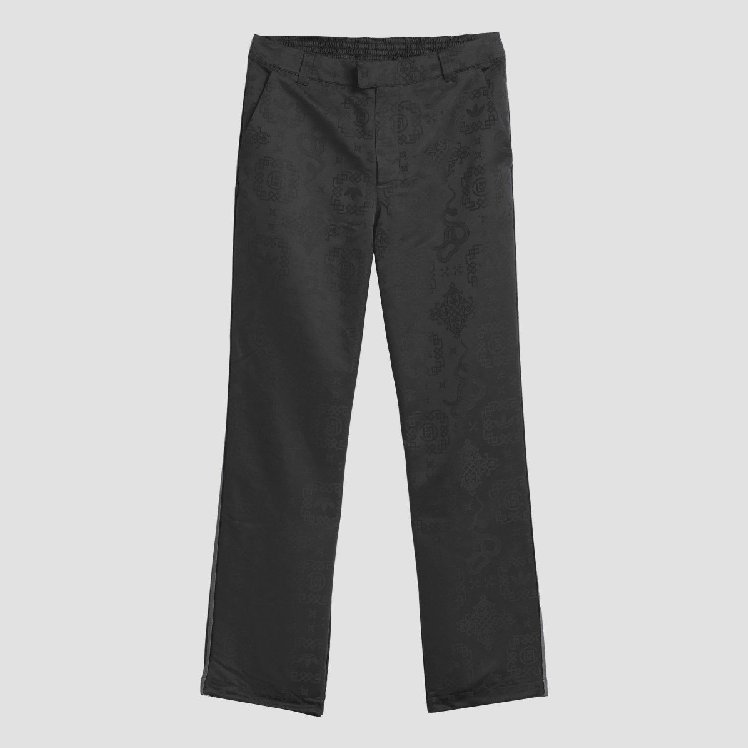 Black - adidas Originals - Men's CLOT LNY Allover Print Tracksuit Bottoms - 1