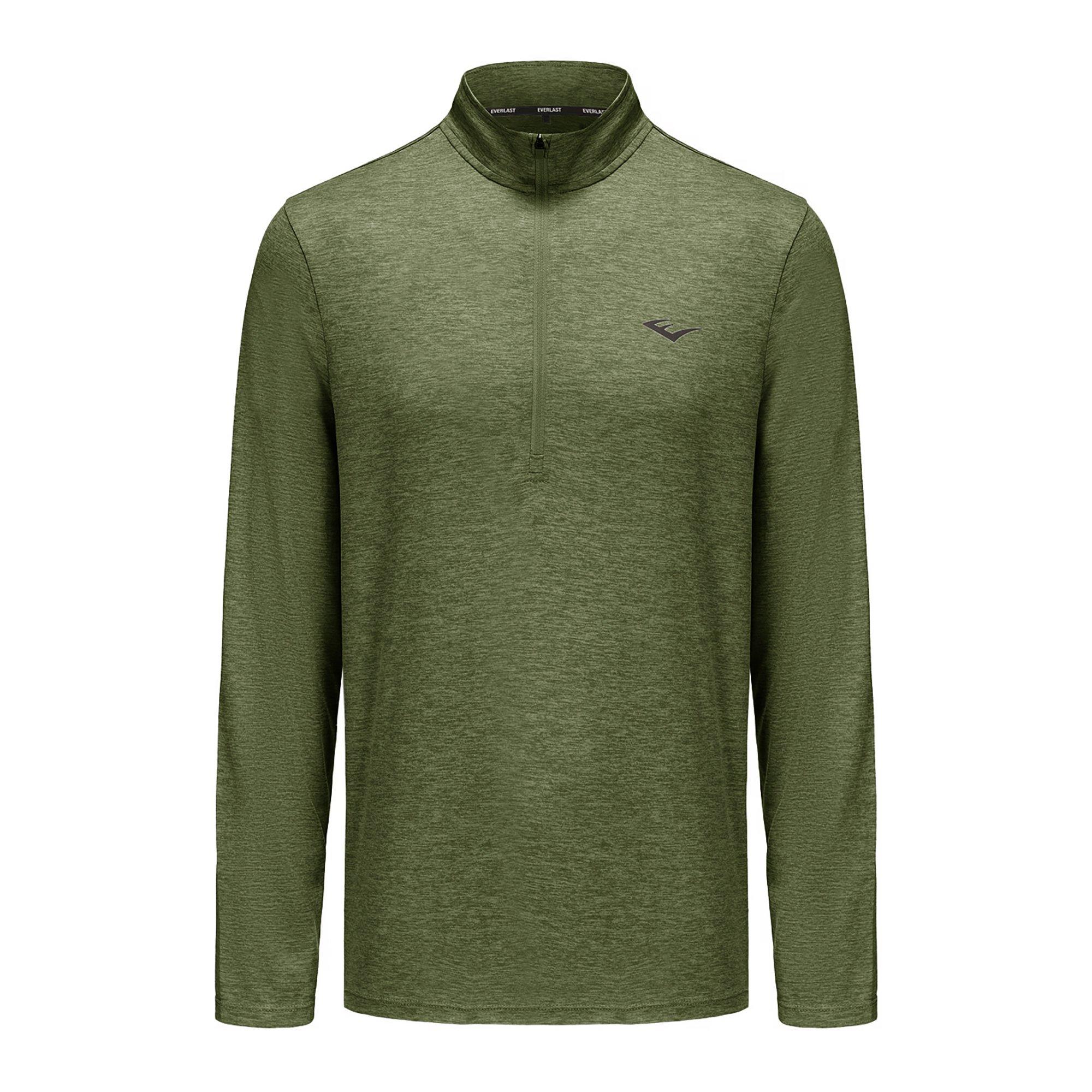 Everlast Men's Flex 1/4 Zip - Khaki Marl - XL