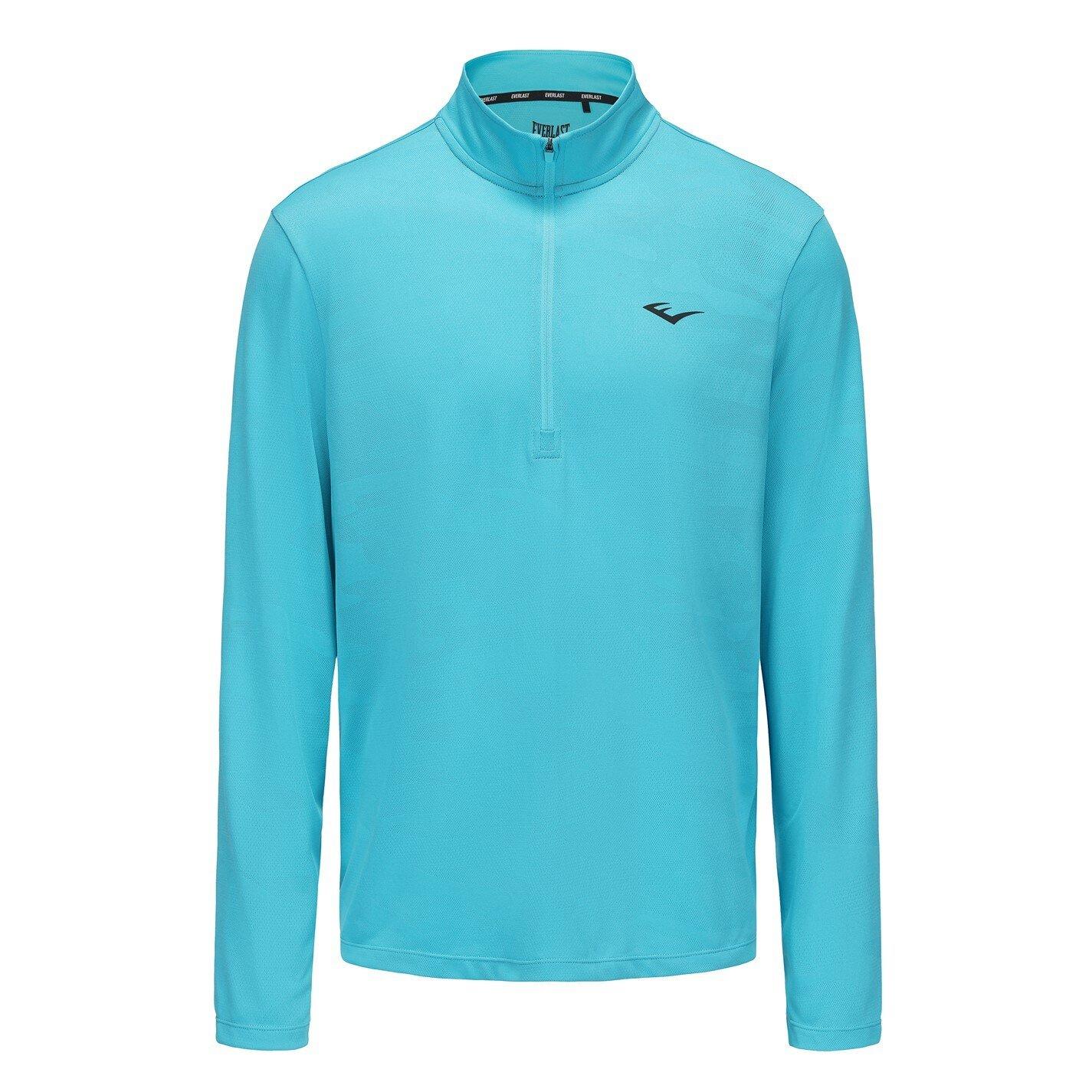 Everlast Men's Flex 1/4 Zip - Cyan Blue - XL