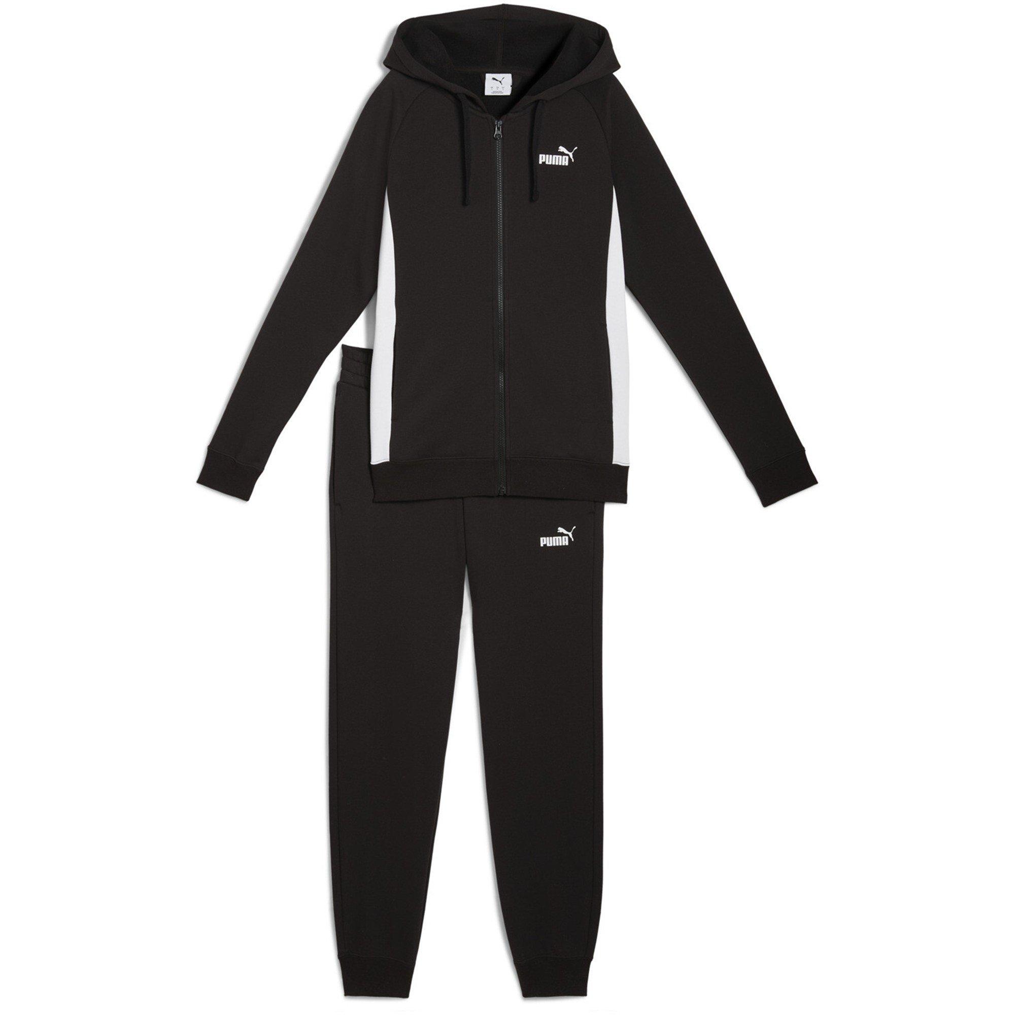 Puma Zwart - Puma - Women's Full Zip Hooded Fleece Tracksuit - 1