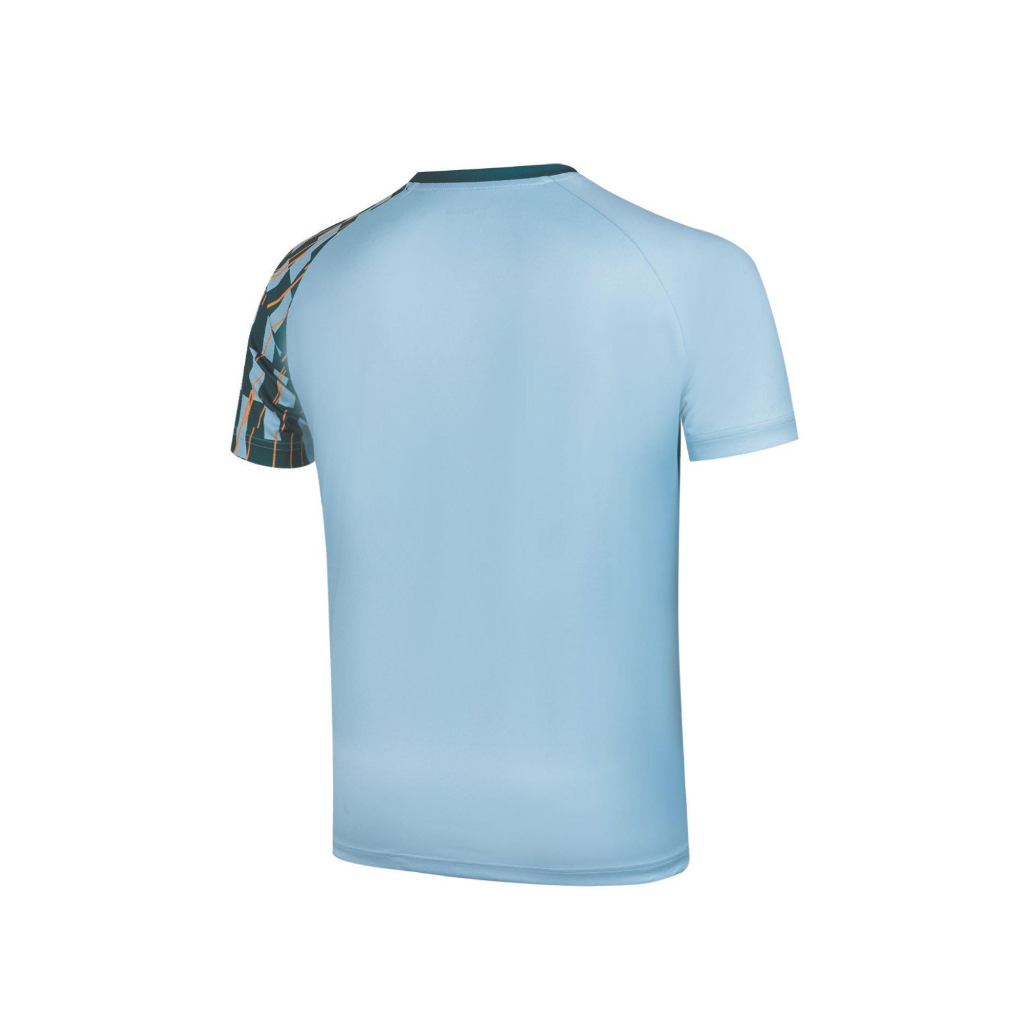 Light Blue - Victor - Tournament Badminton Jersey Mens - 3