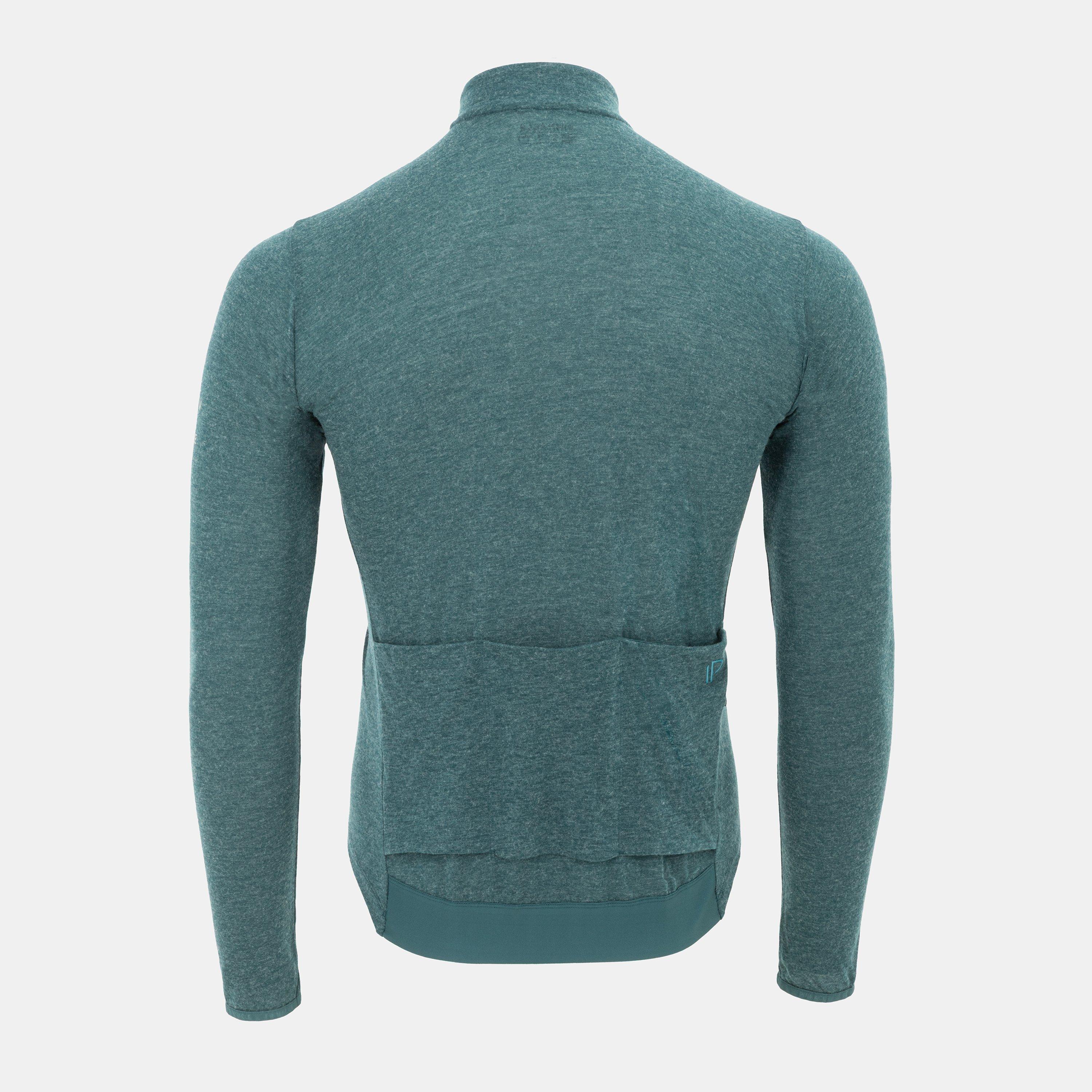 Green Marl - Pinnacle - Merino Zip Thru Jersey Mens - 2