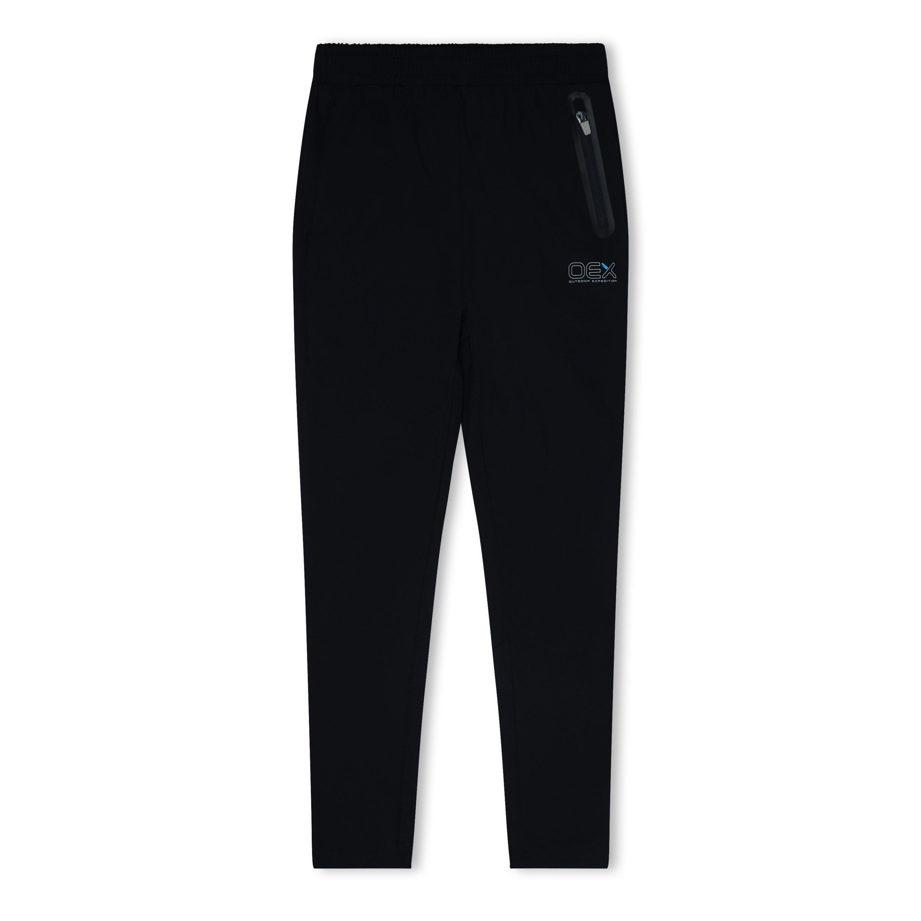 Schwarz/Taupe - OEX - Kids' Fell 2.0 Full Tracksuit - 3
