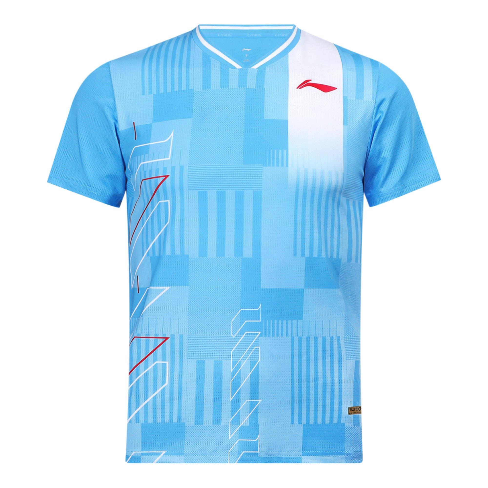Sea Blue - Li Ning - Run T-Shirt Mens - 1