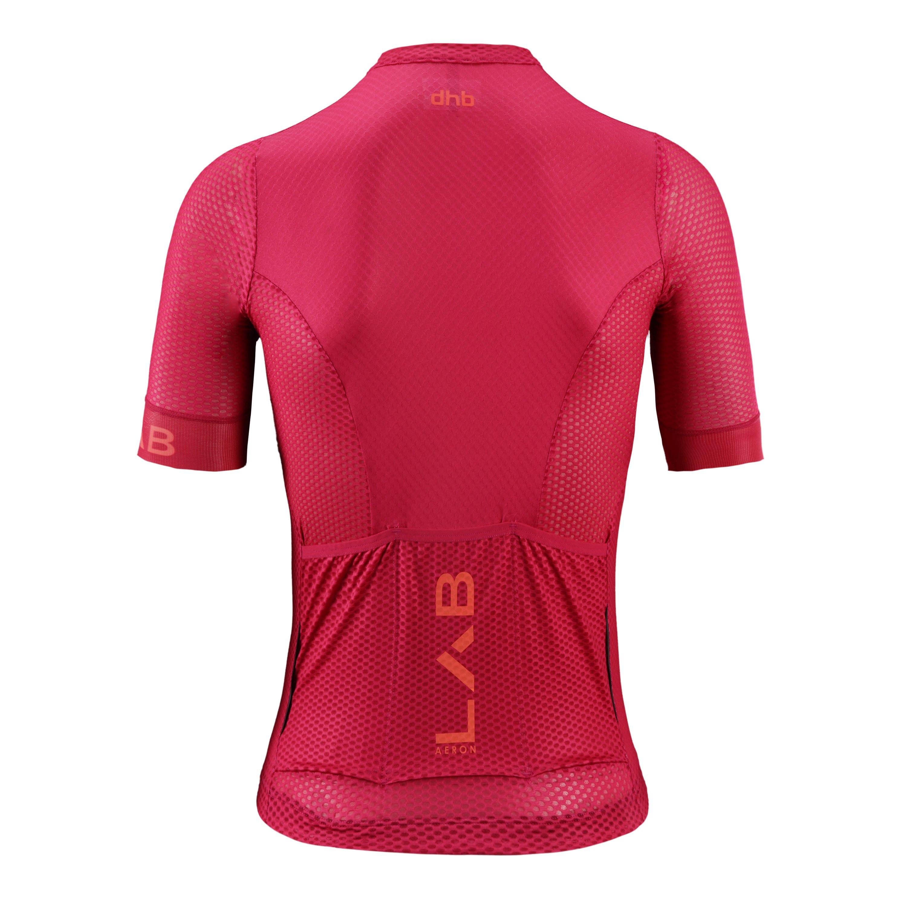 Cerise - Dhb - Aeron Air LAB Mens Short Sleeve Jersey - 2