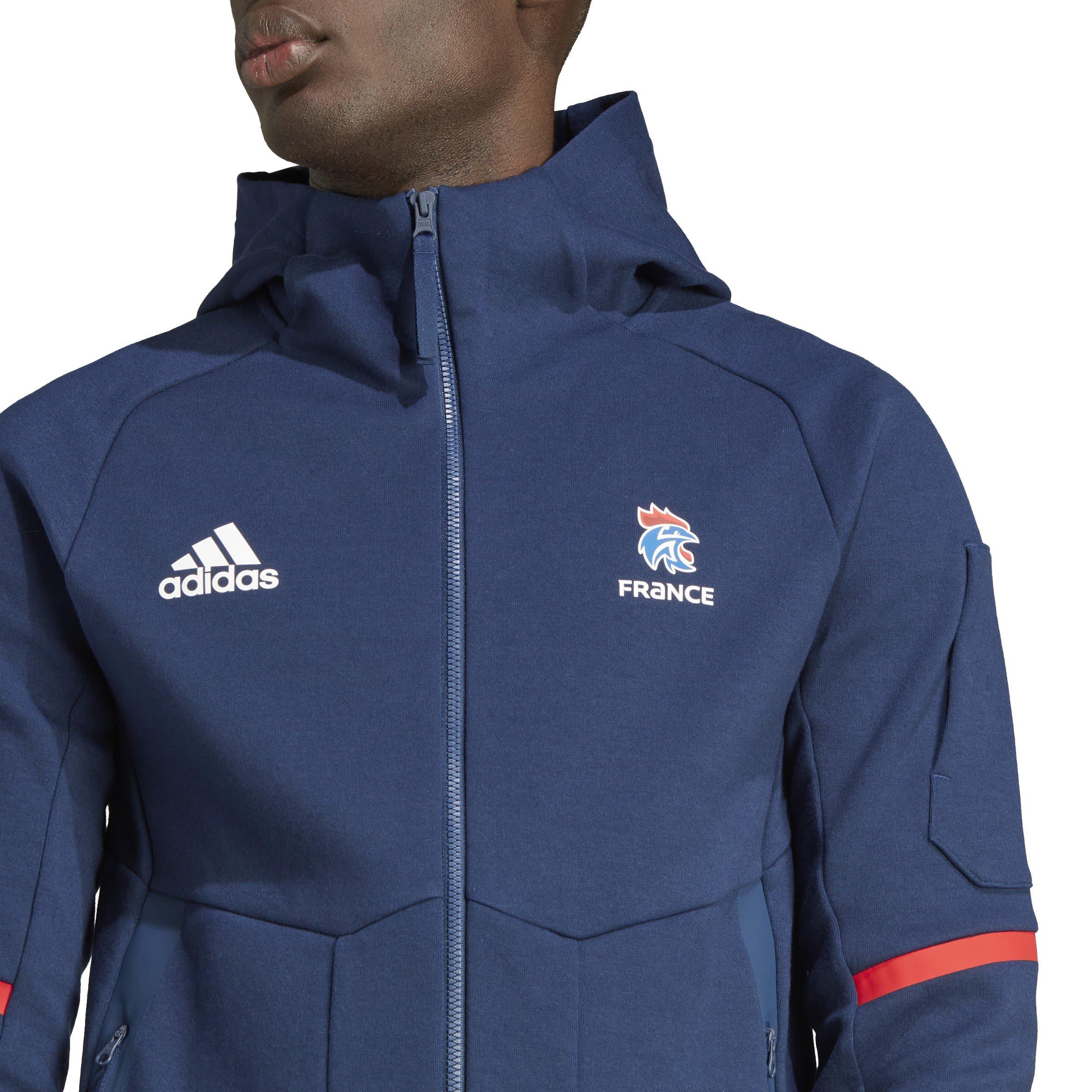 Team Navy Blue - adidas - France Training Jacket Adults - 7