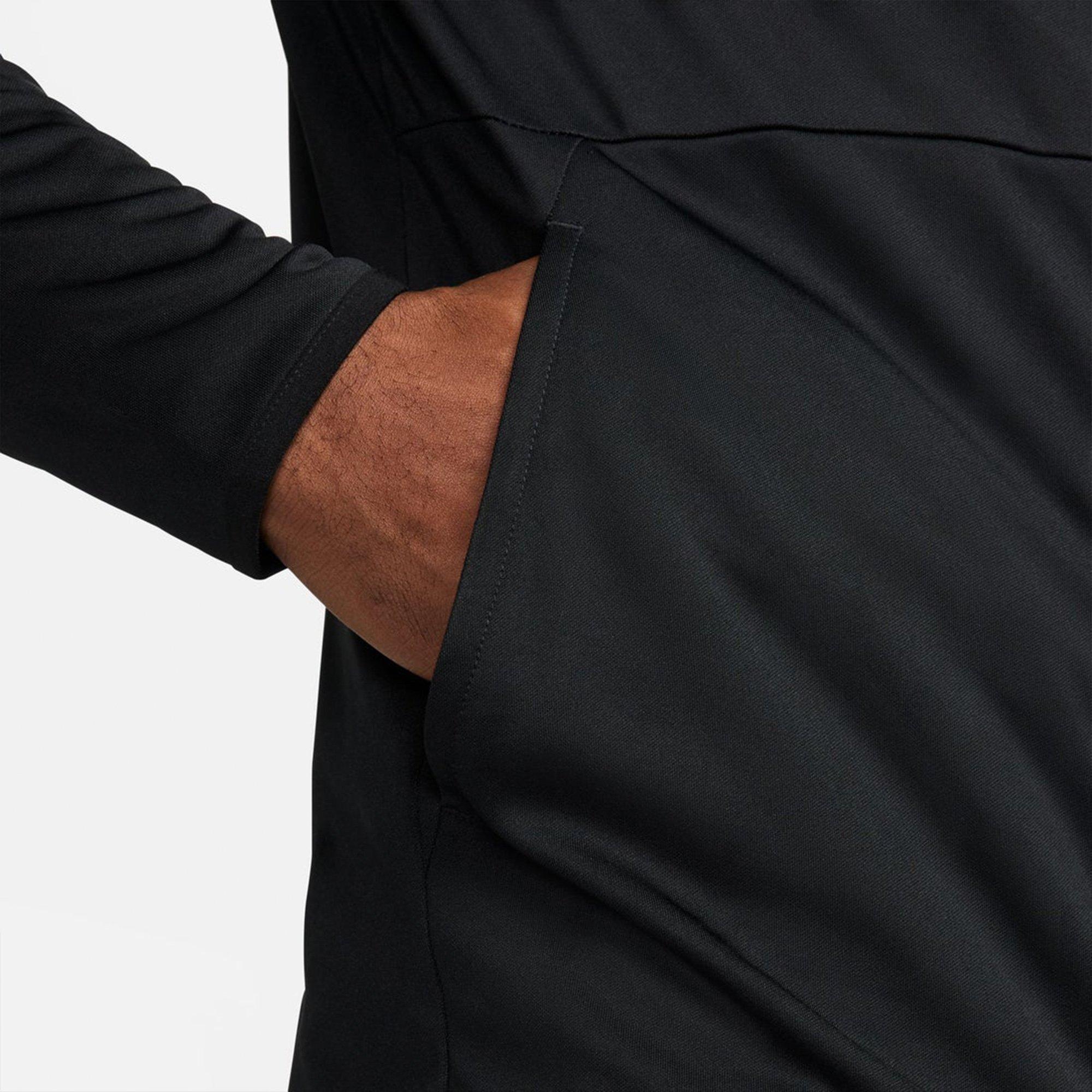 Black - Nike - Nike LS Zip Top Sn99 - 4