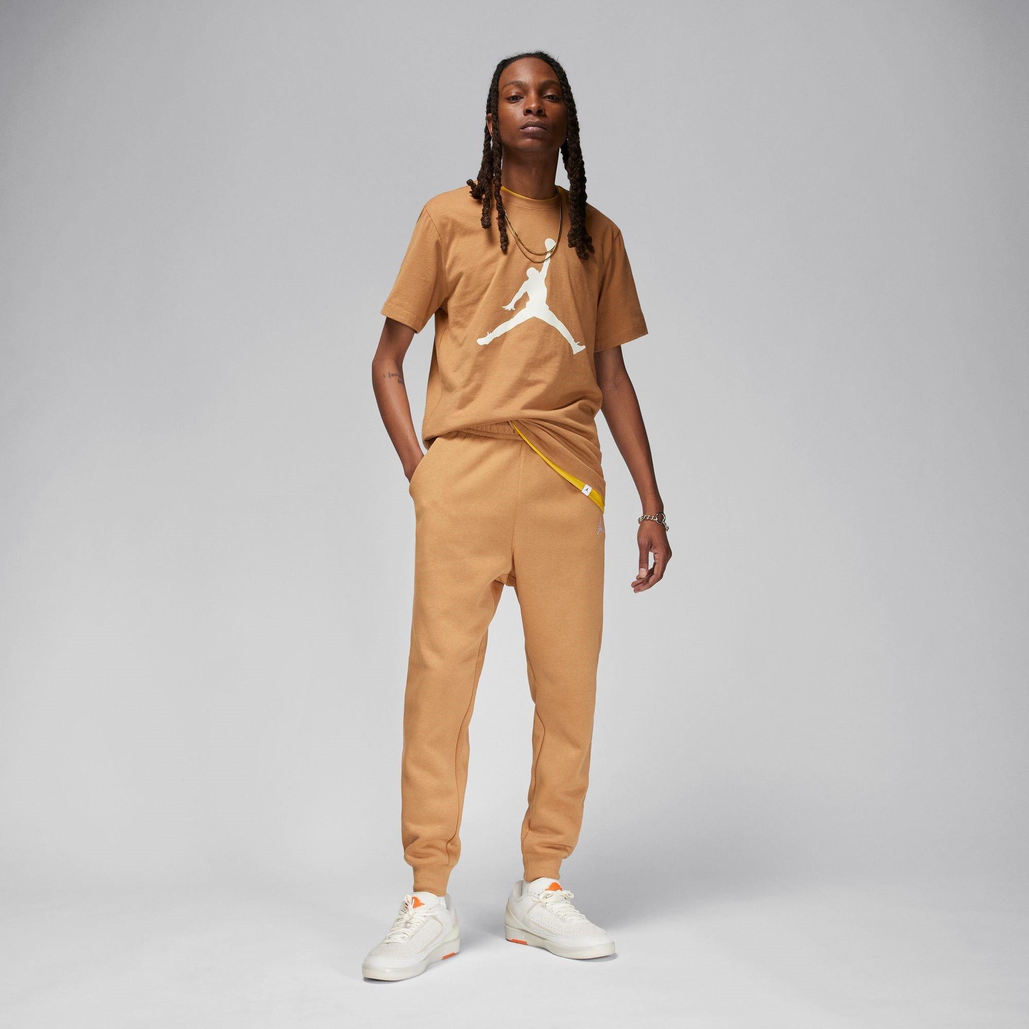 Marrone/Sabbia - Air Jordan - Big Logo T Shirt Mens - 4