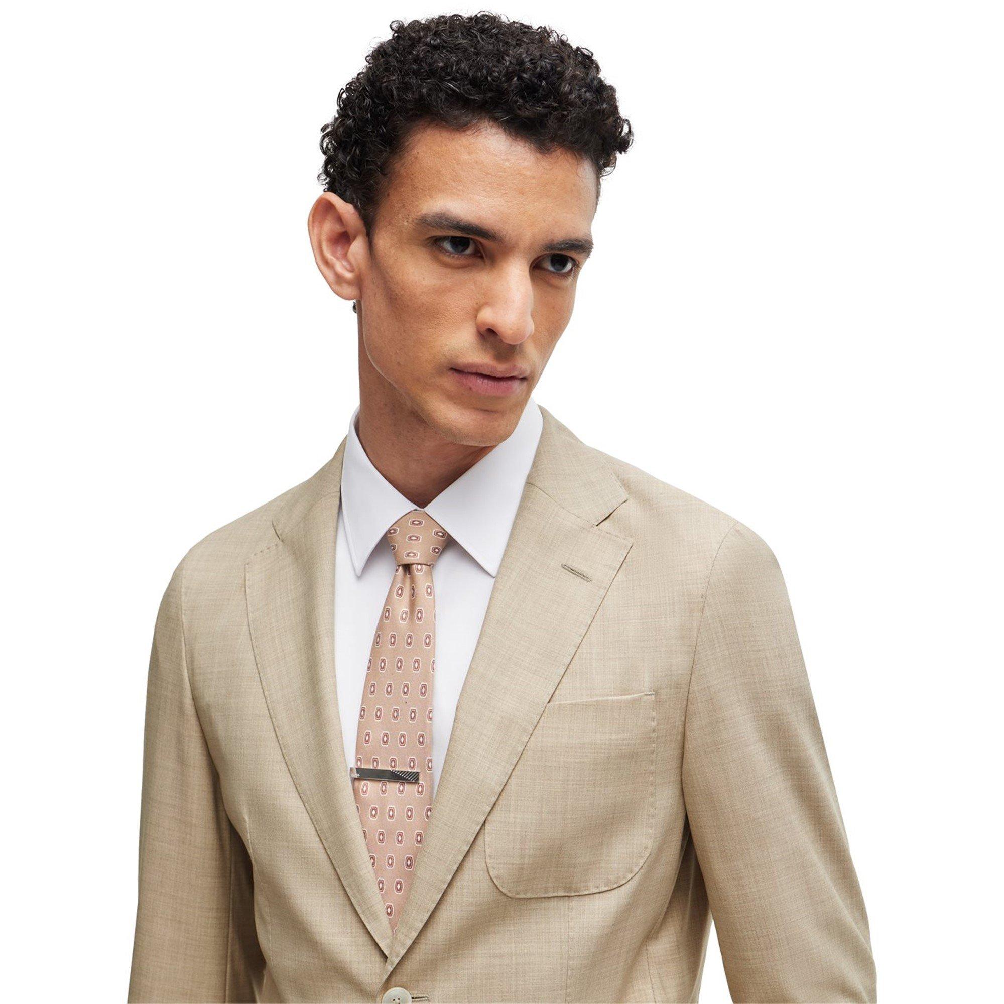 Light Beige 271 - Boss - Men's HBC LHeston 2 Pcs 242 Camel Suit - 5