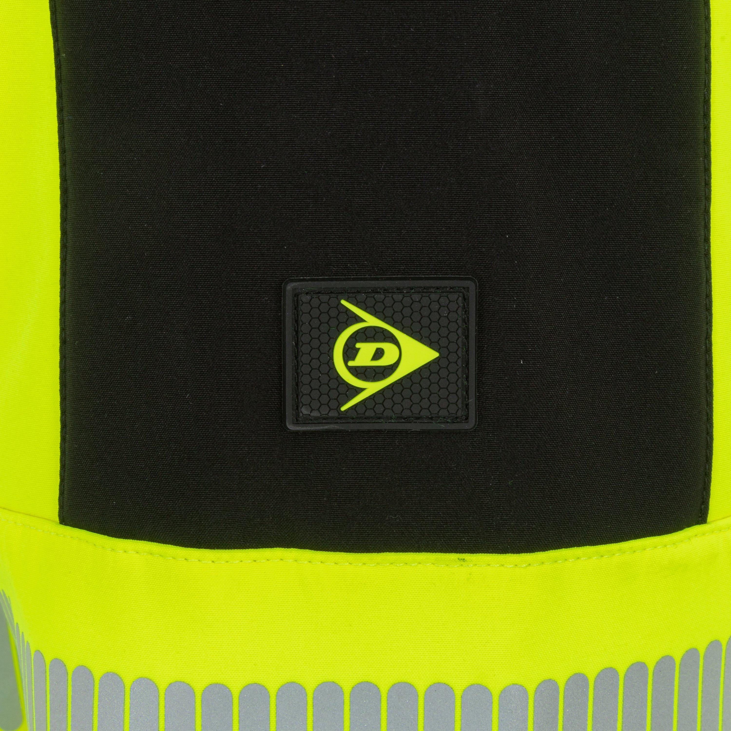Gelb/Schwarz - Dunlop - Softshell Waterproof Wind-Resistant Reflective Hi-Vis Jacket - 8