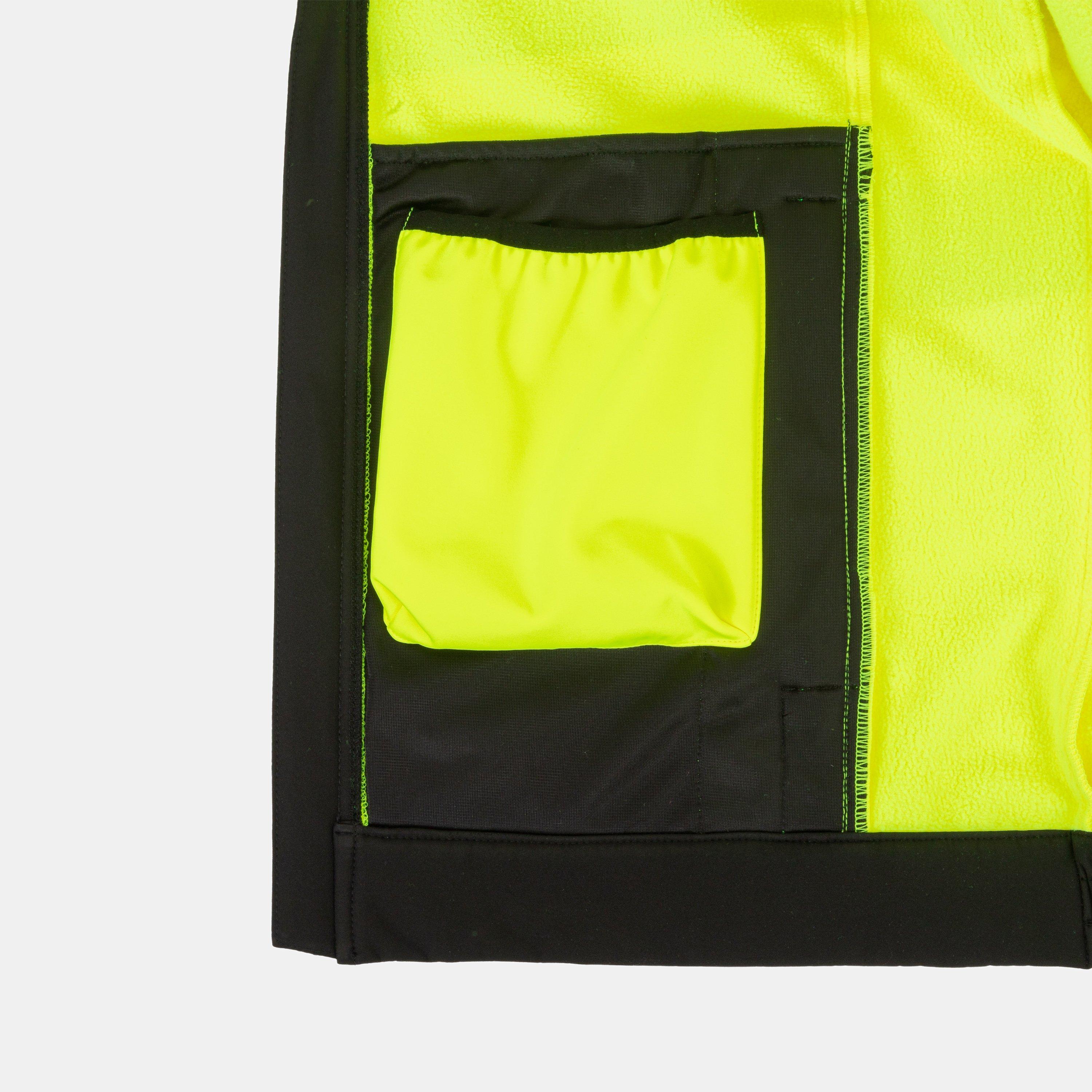 Gelb/Schwarz - Dunlop - Softshell Waterproof Wind-Resistant Reflective Hi-Vis Jacket - 9
