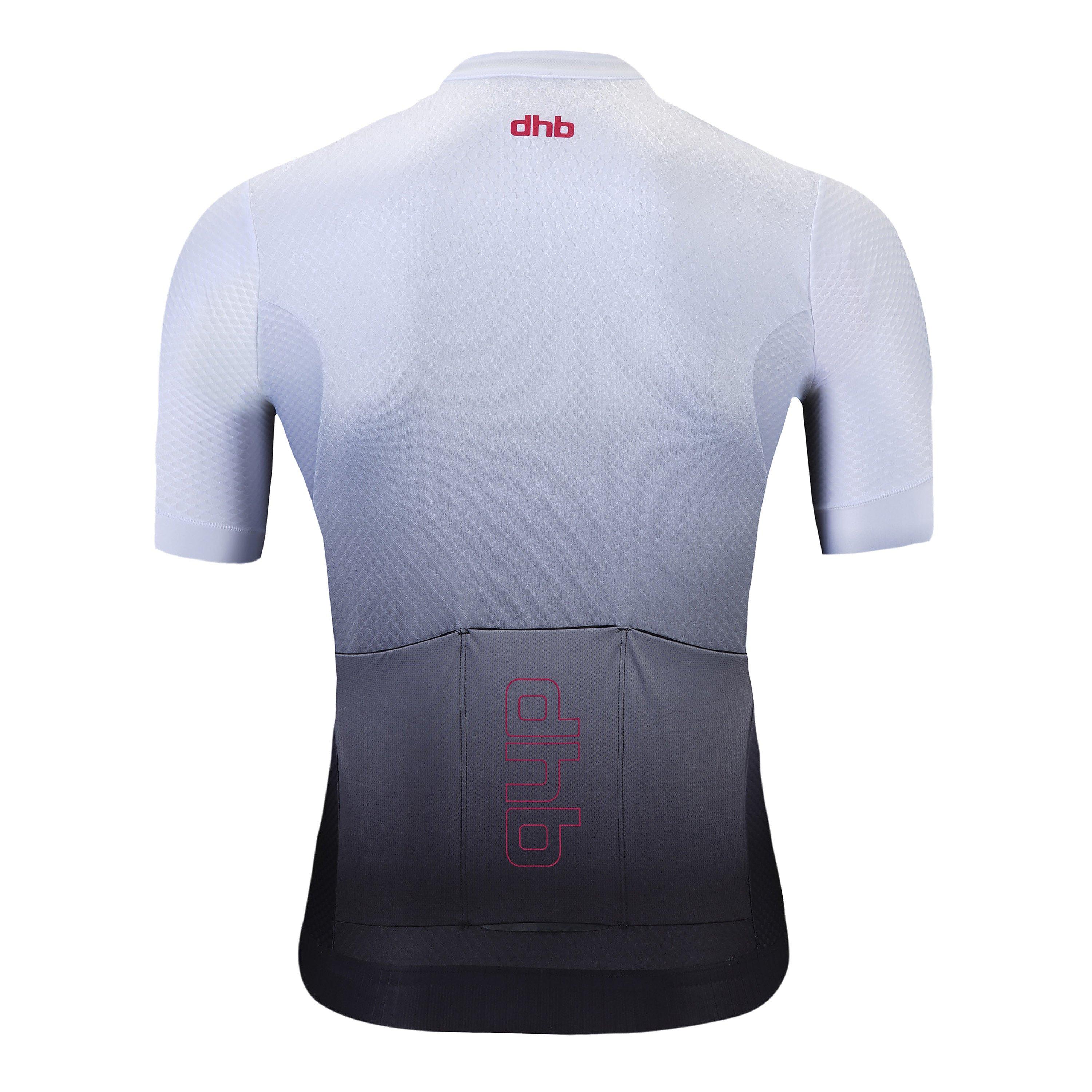 Bijeli izbljeđivanje - Dhb - Dhb Aeron Short Sleeve Jersey 3.0 Unisex - 2